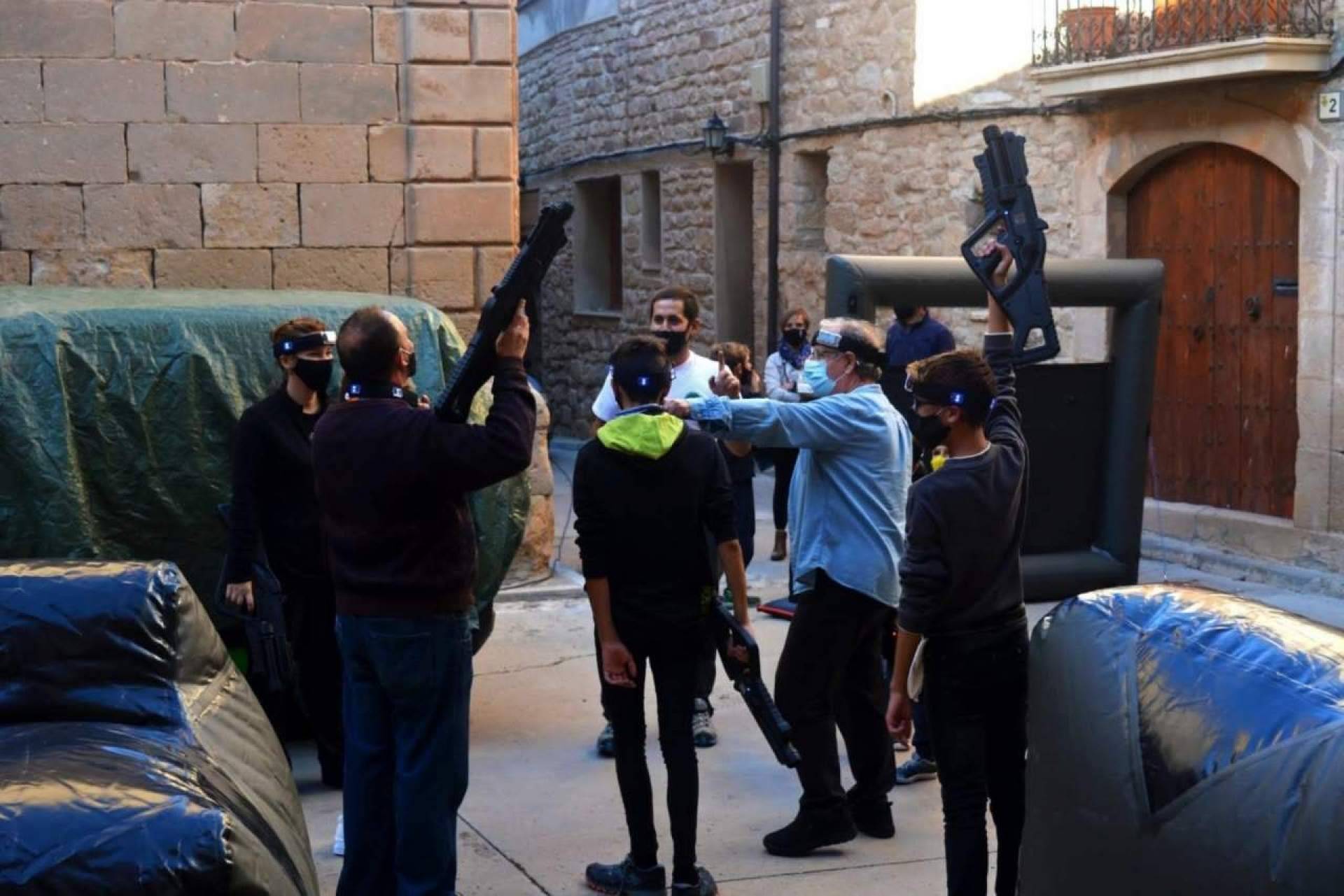 El láser tag Barcelona en ASILVESTRATS es una actividad popular tras haberse superado la última ola de COVID-19