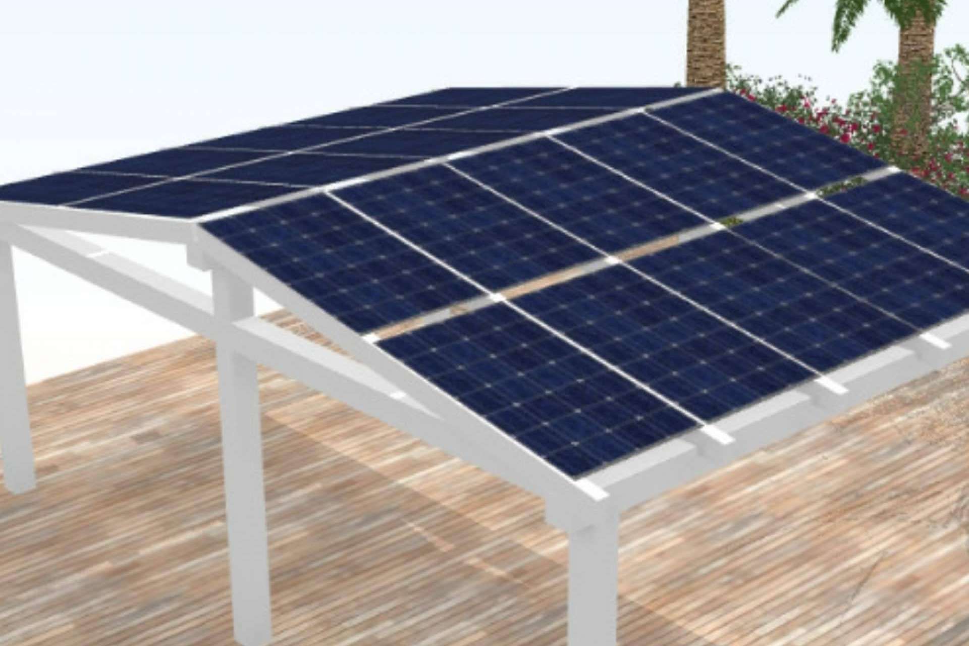 La pérgola solar fotovoltaica de Solar Energy se constituye como una alternativa para producir energía solar