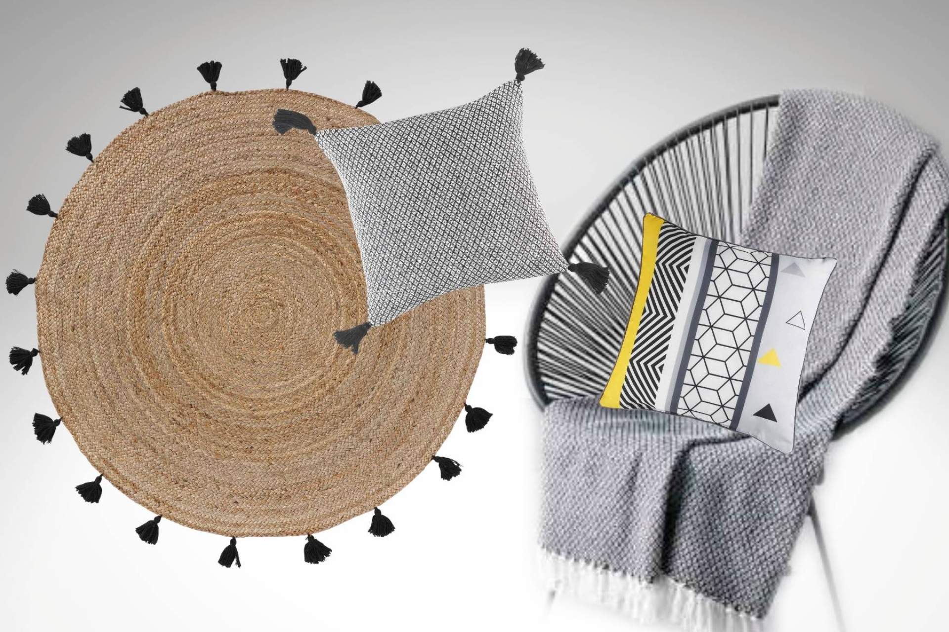 Ambientar el comedor con una combinación de cojines con relleno y fundas de sofá de Iglú Tiendas