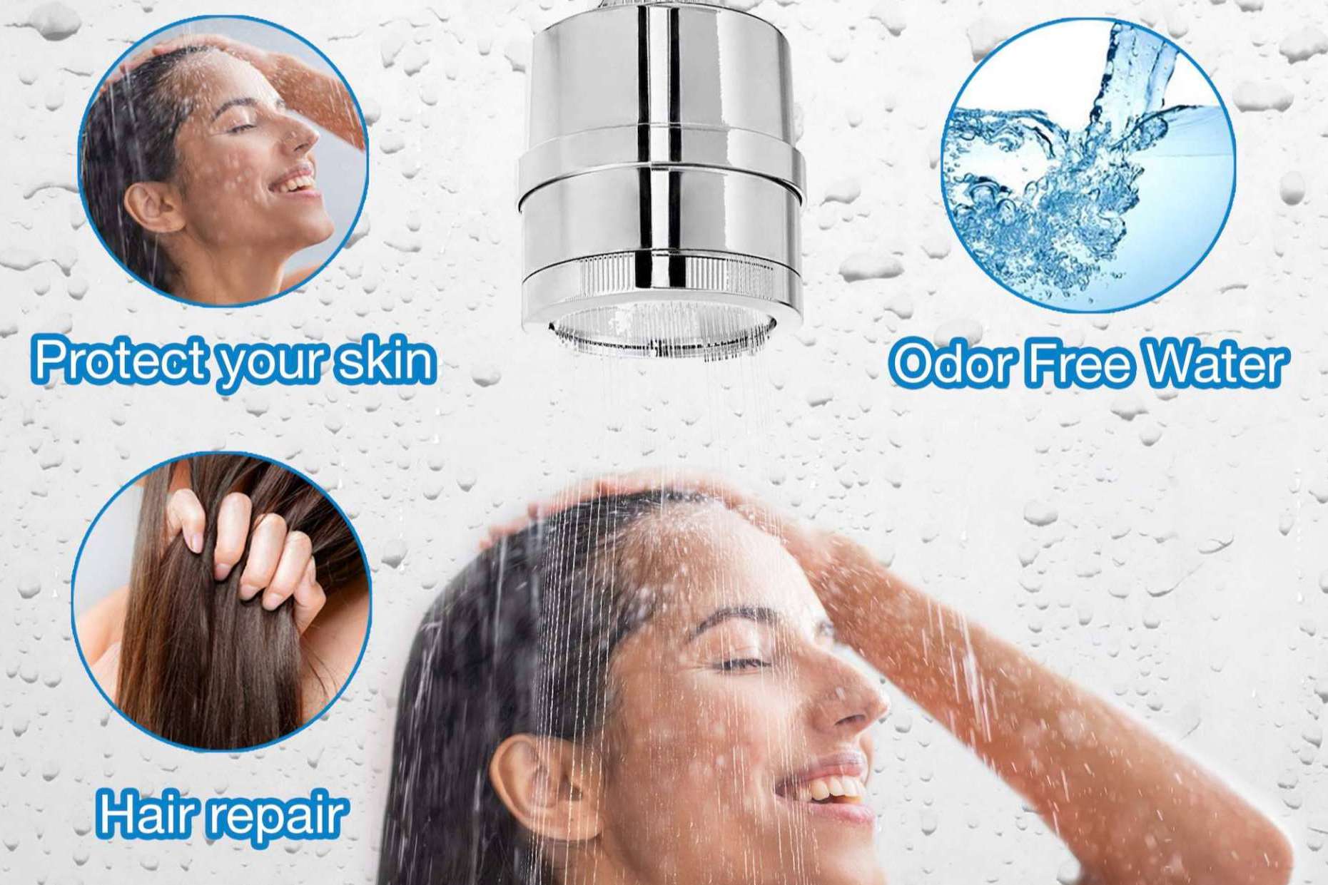 Las ventajas del filtro de agua de H20 Taps para la alcachofa de ducha