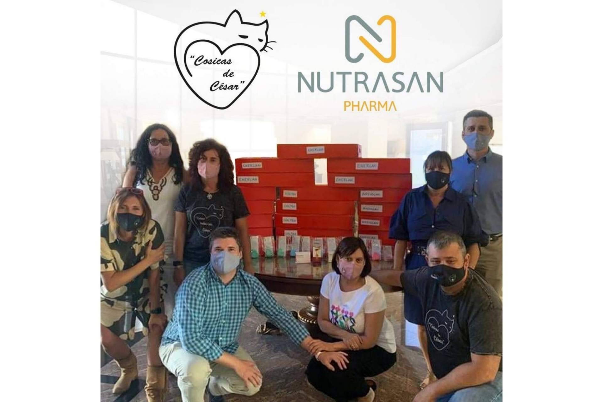 Las acciones sociales de Nutrasan Pharma, la empresa destina parte de los beneficios a la lucha contra el cáncer infantil
