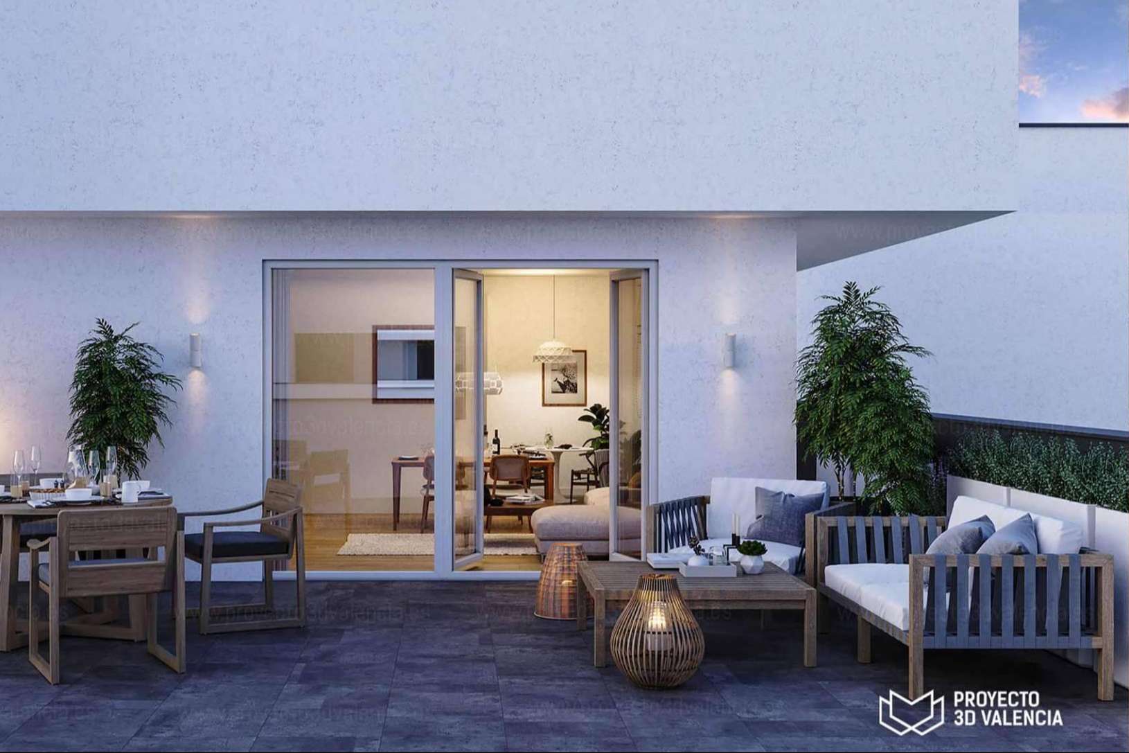 Promocionar viviendas y venderlas a través de los renders de arquitectura interiores y exteriores de Proyecto 3D Valencia