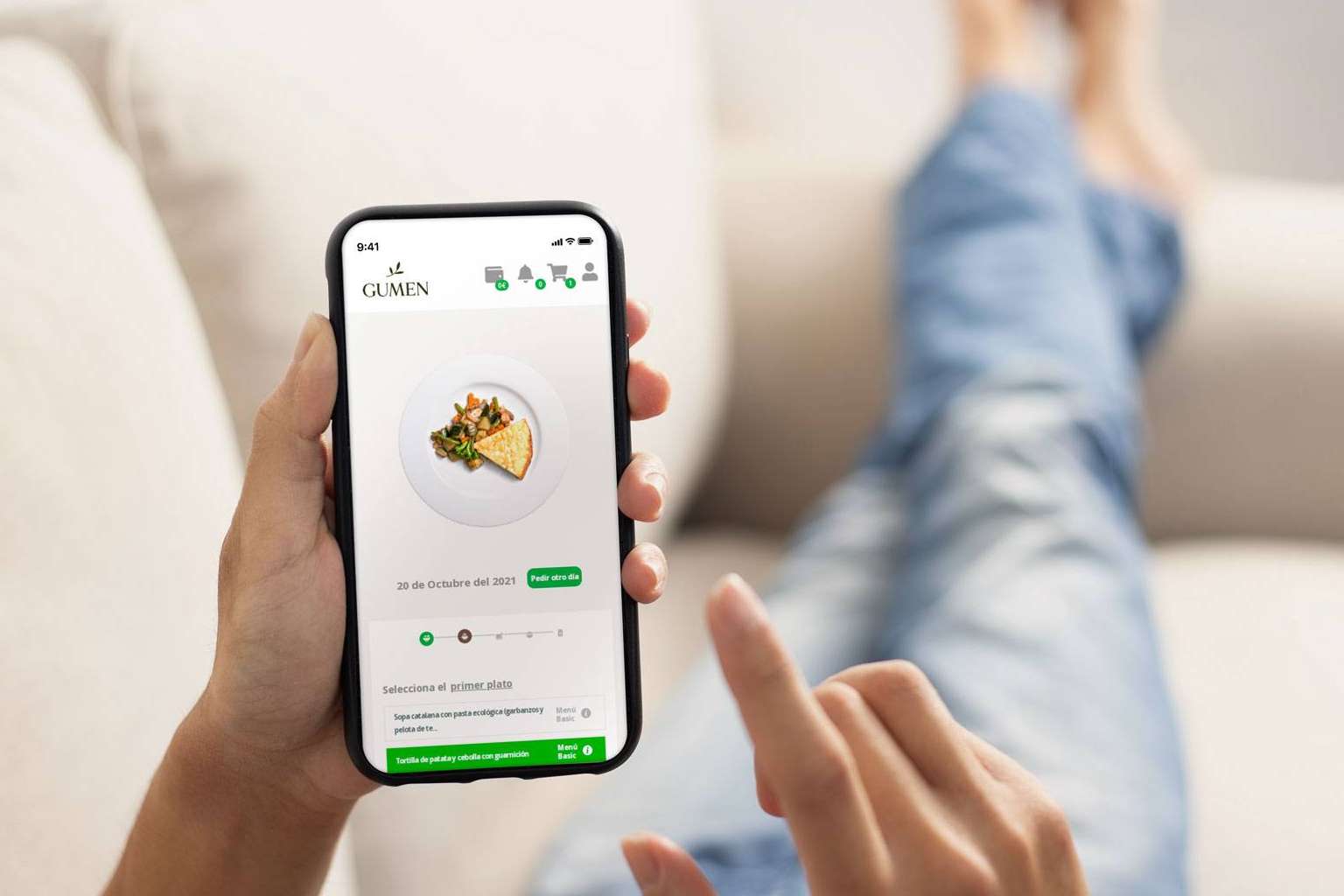 Gumen, comida saludable a domicilio para ahorrar dinero y tiempo