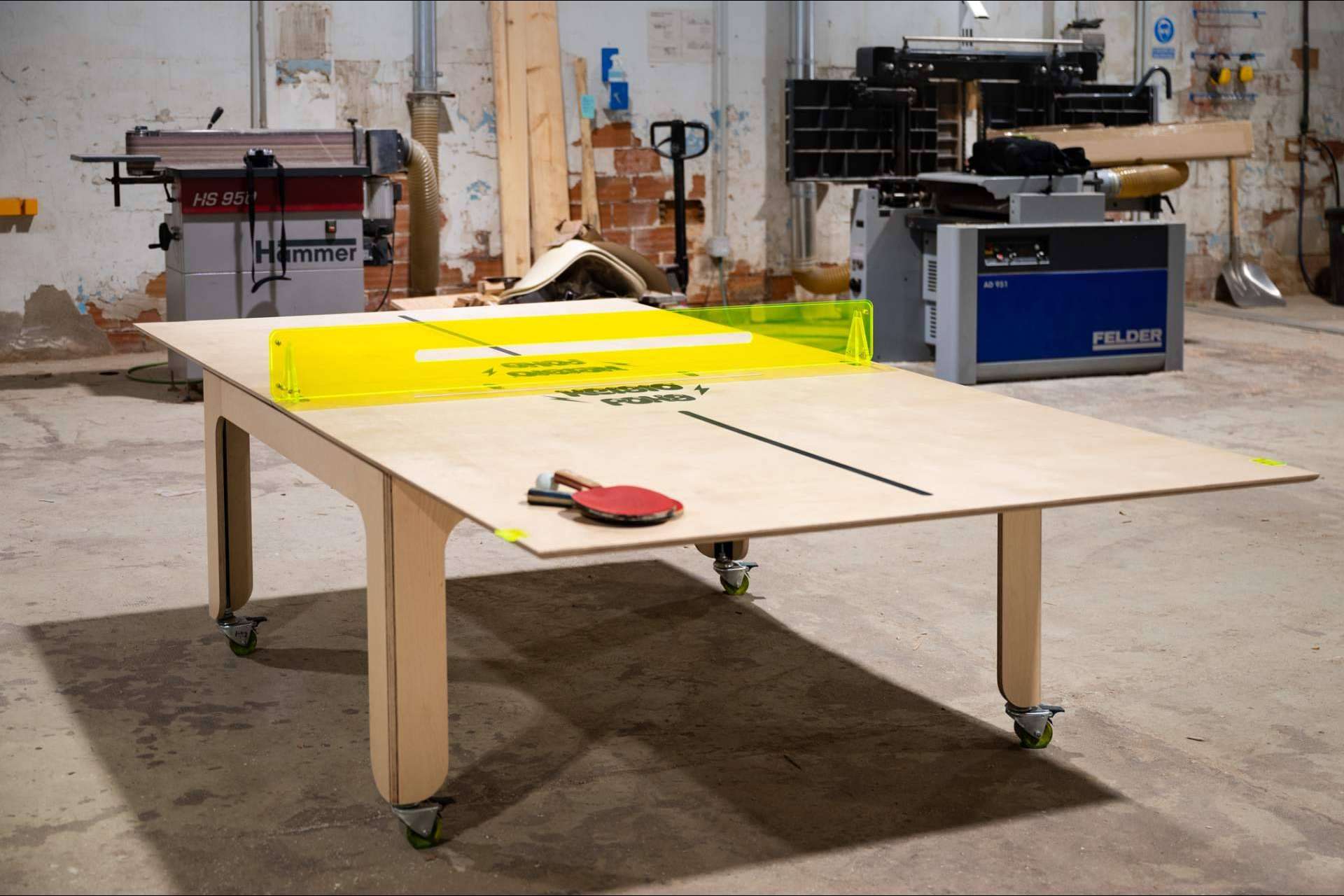 KEIGIO® PONG, la nueva mesa de Ping Pong plegable con actitud de 'Skater '