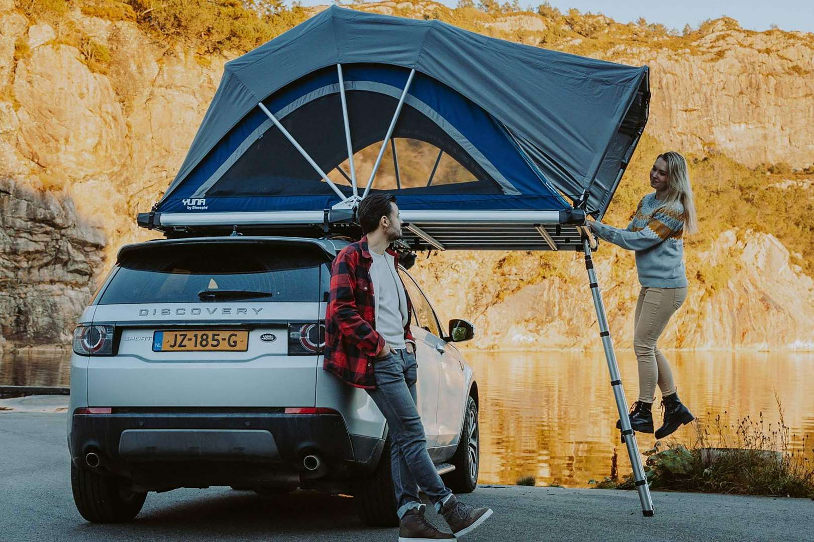 Los complementos de invierno para la tienda de techo que ofrece Foxcamper
