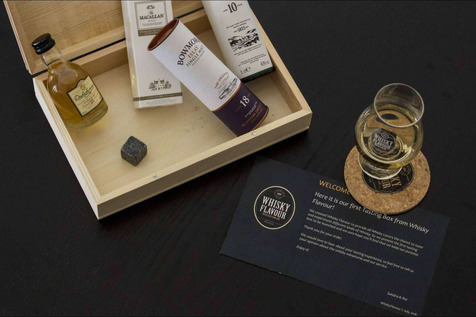 Whisky Flavour permite degustar un whisky diferente cada mes gracias a su caja de suscripción
