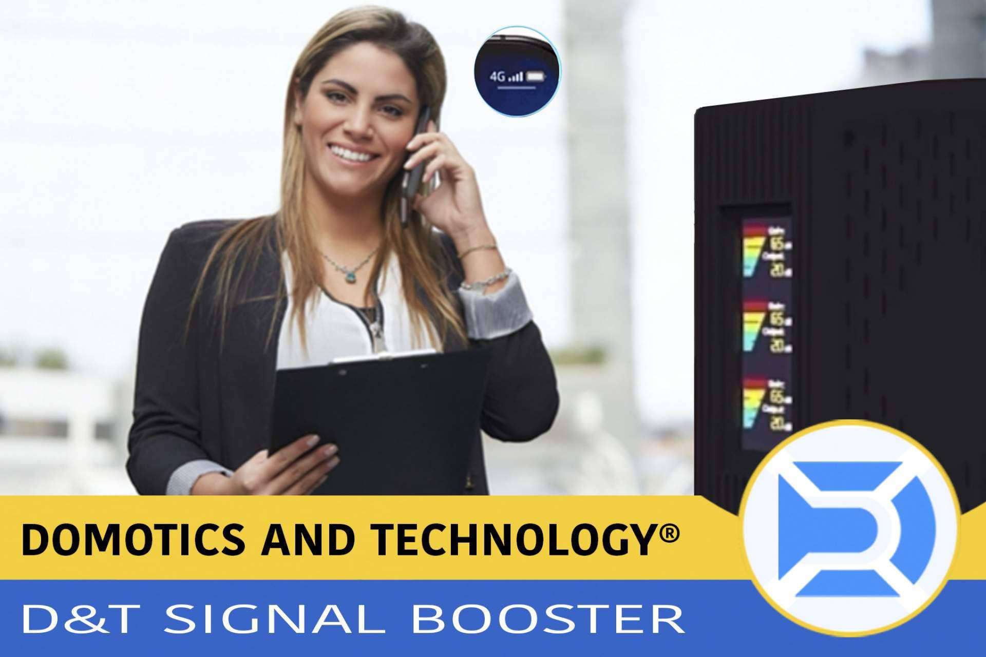 Optimizar la señal a las empresas con el D&T Signal Booster de Domotics and Technology