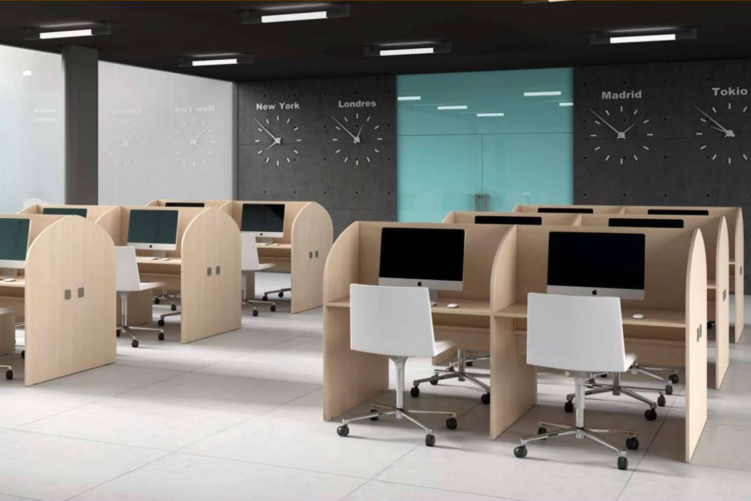 Muebles de atención telefónica adaptables a cualquier espacio con Office Deco