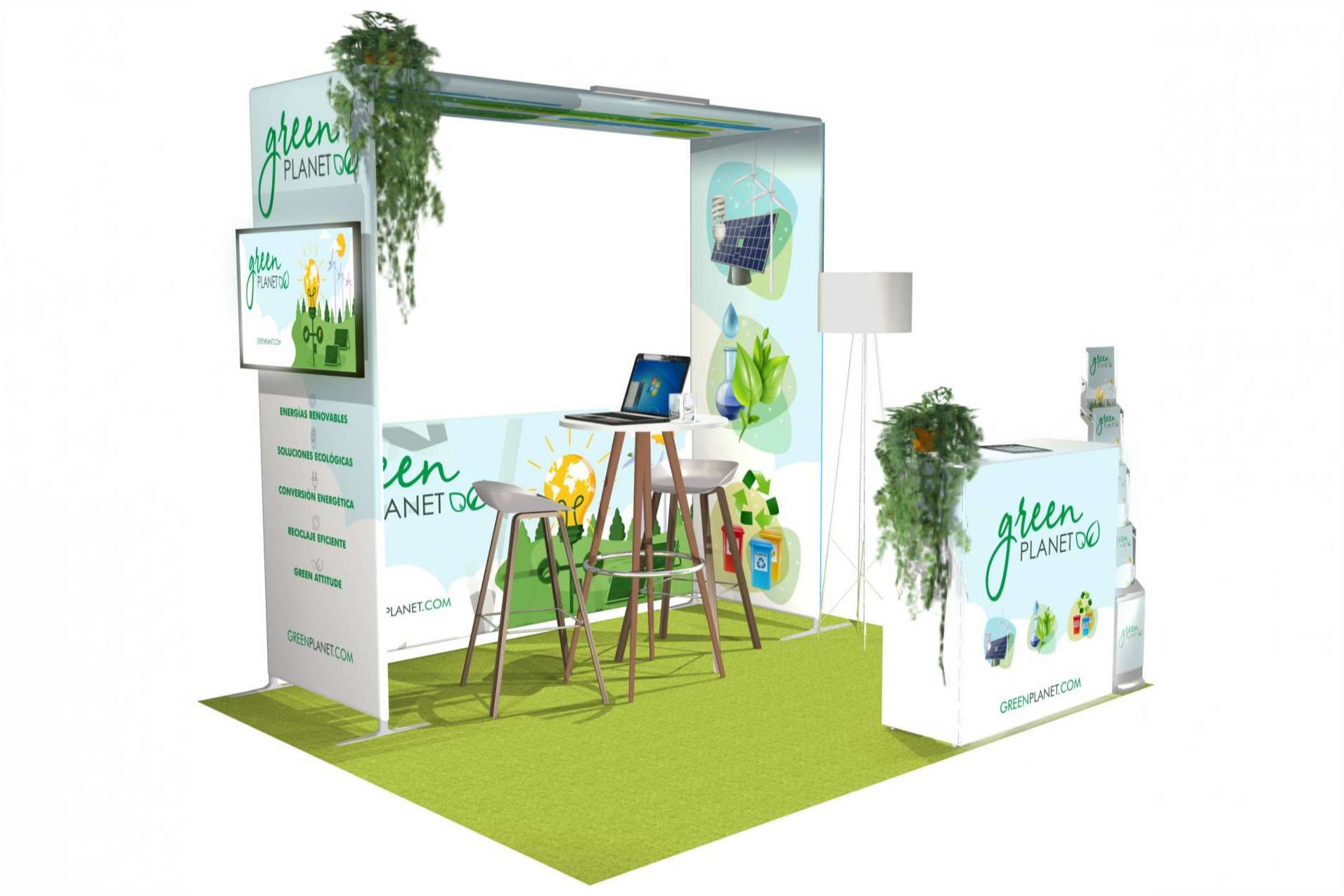 Un stand portátil es un gran aliado para las ferias, eventos y congresos