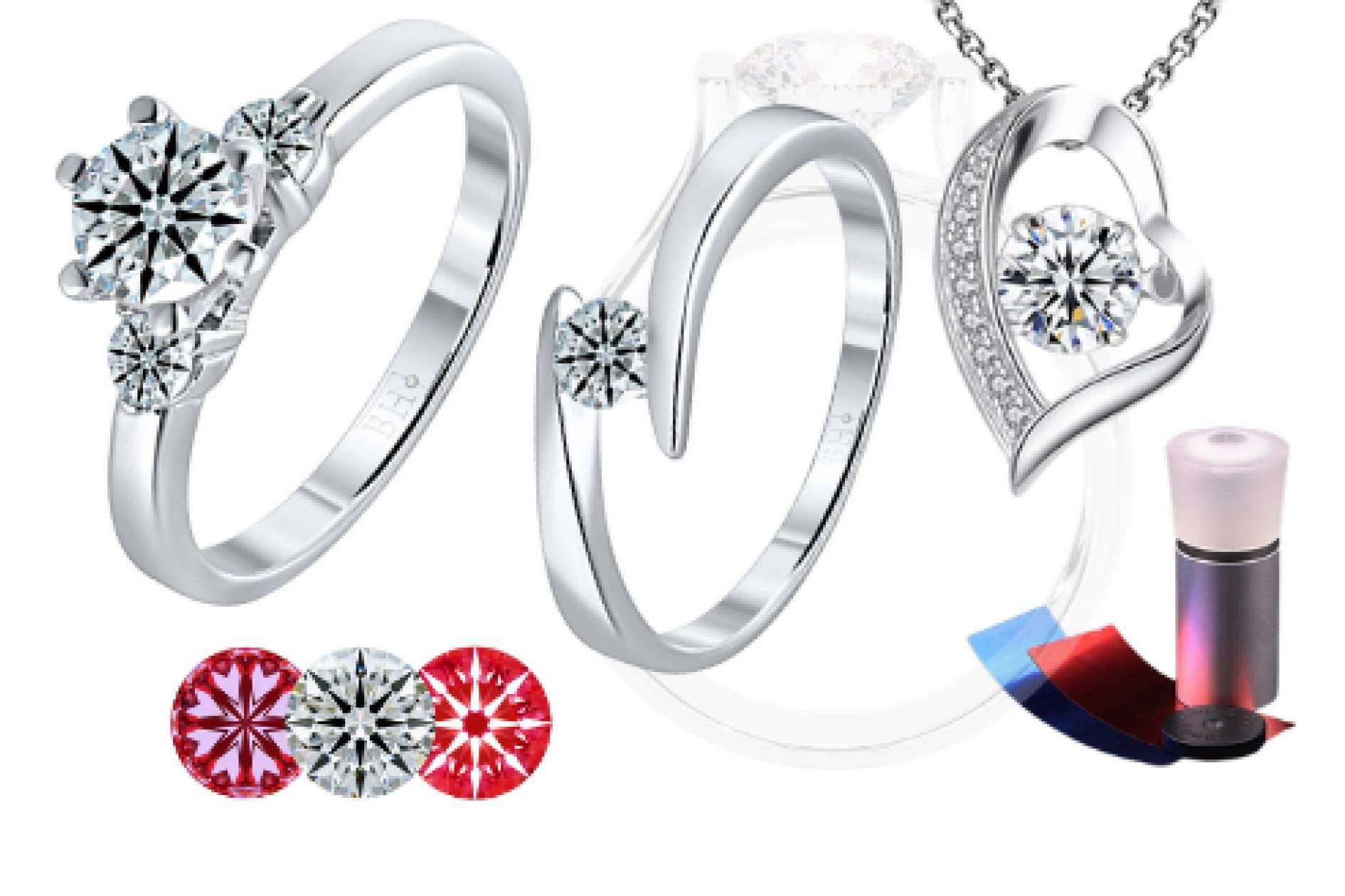 Las características de los anillos de compromiso de BH-Diamonds.com