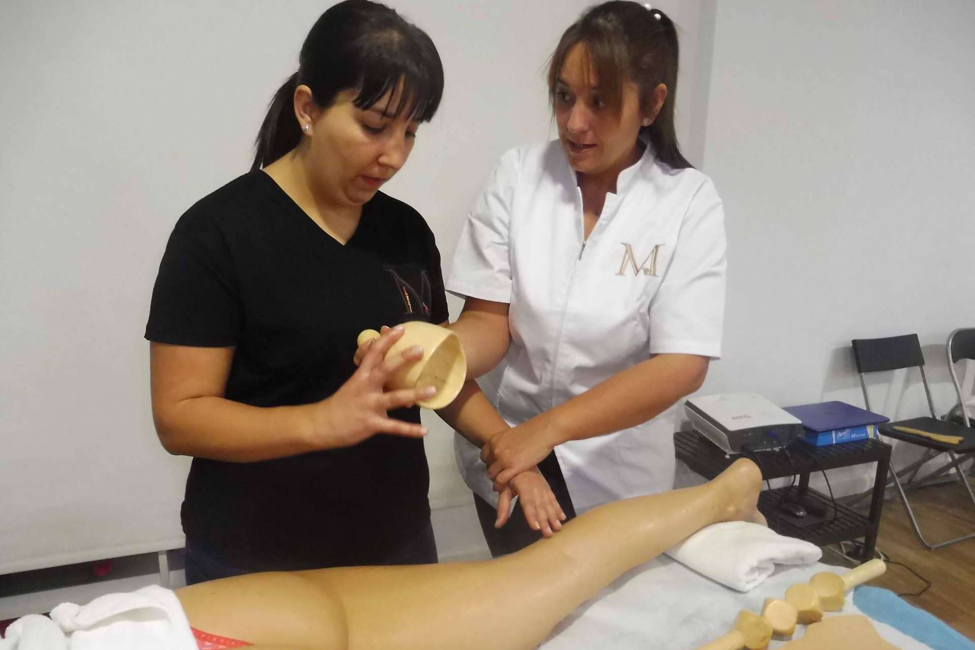 Aprender las ventajas de la maderoterapia con Dori López y su método en constante evolución