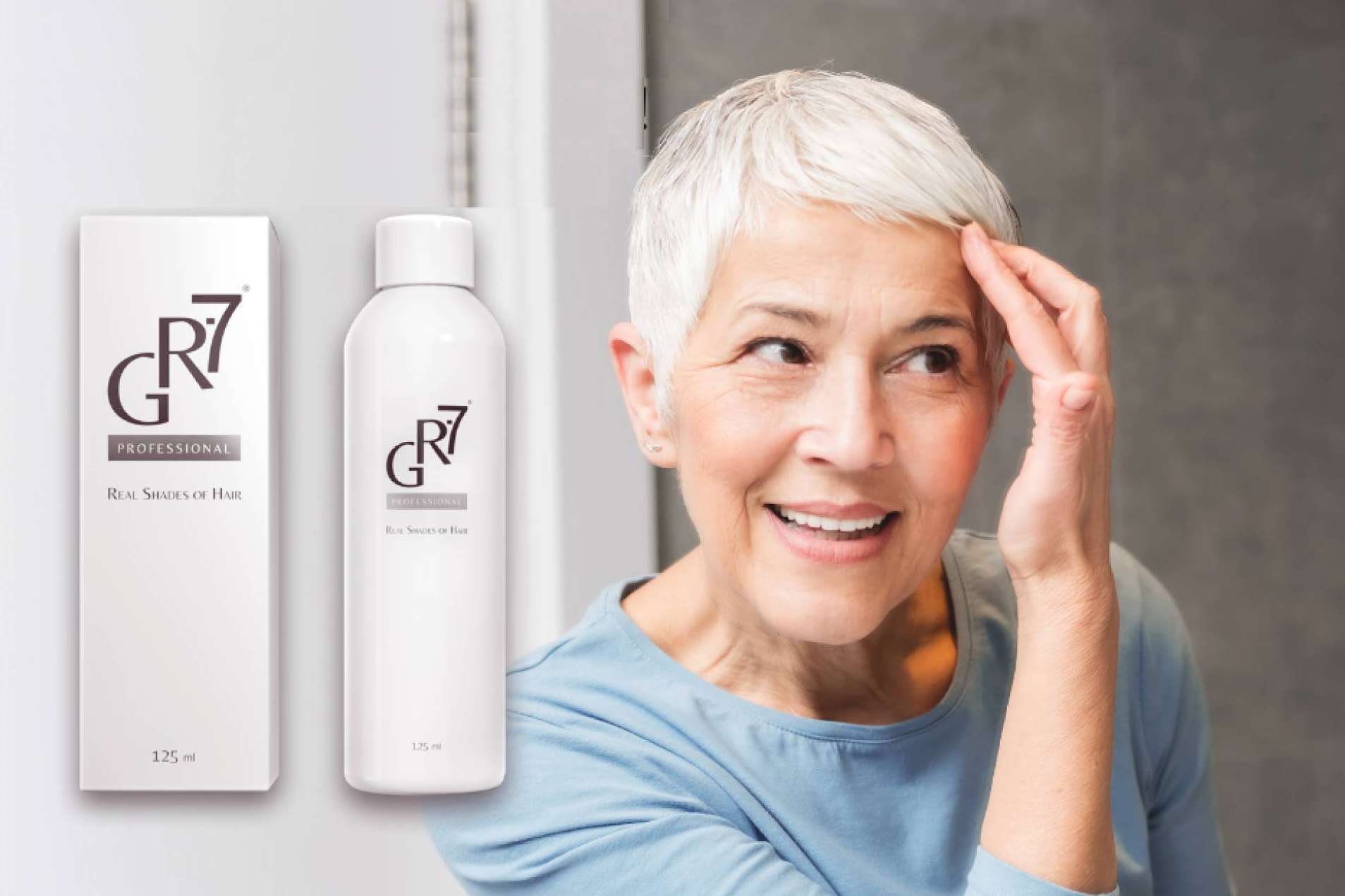 La loción GR-7 Professional para cubrir canas, todos los beneficios que se pueden conseguir