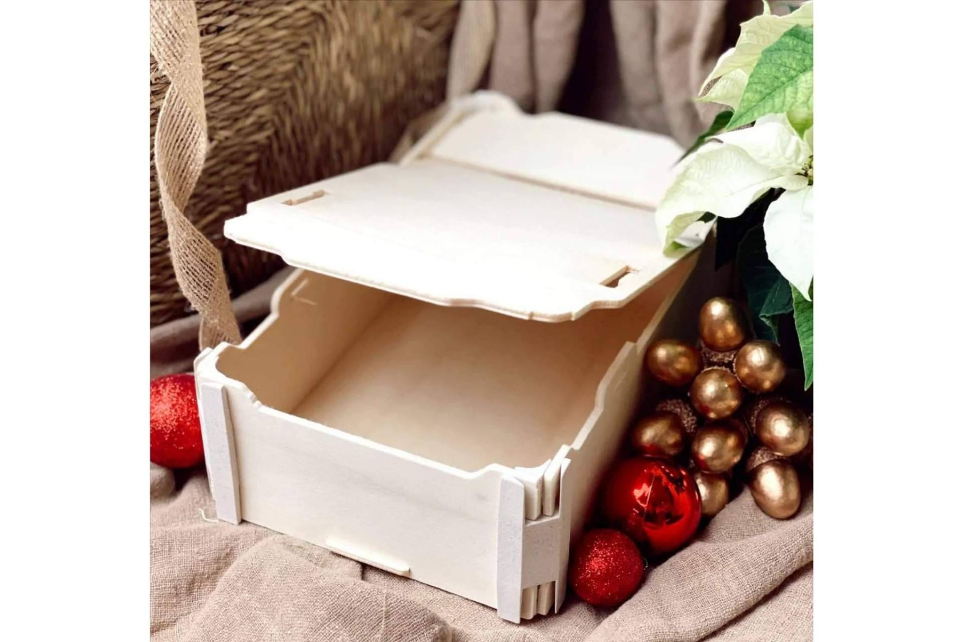 Una de las cajas de madera más buscadas para esta Navidad disponible en Sincla