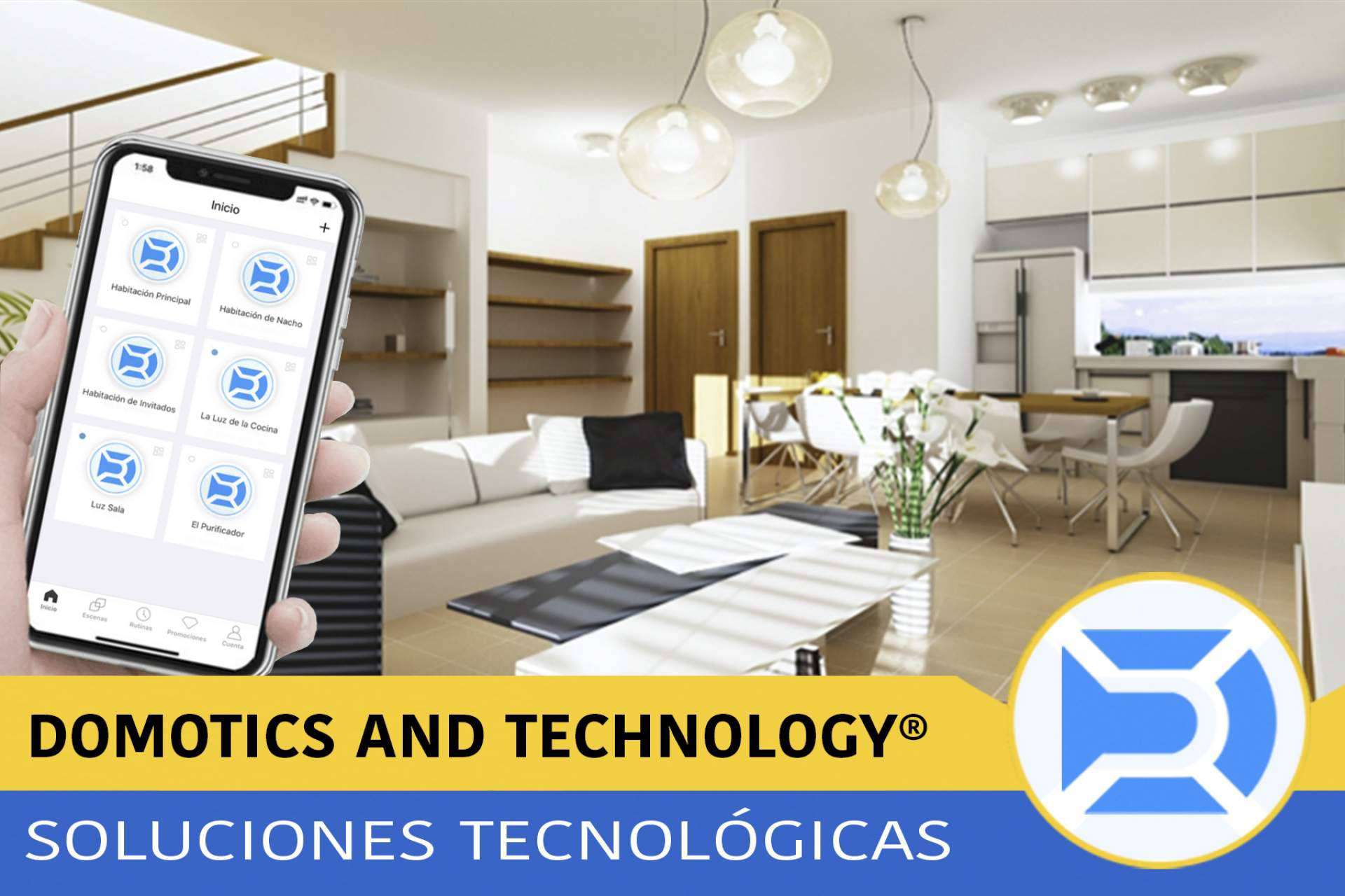 Domotics and Technology permite crear espacios cómodos e inteligentes