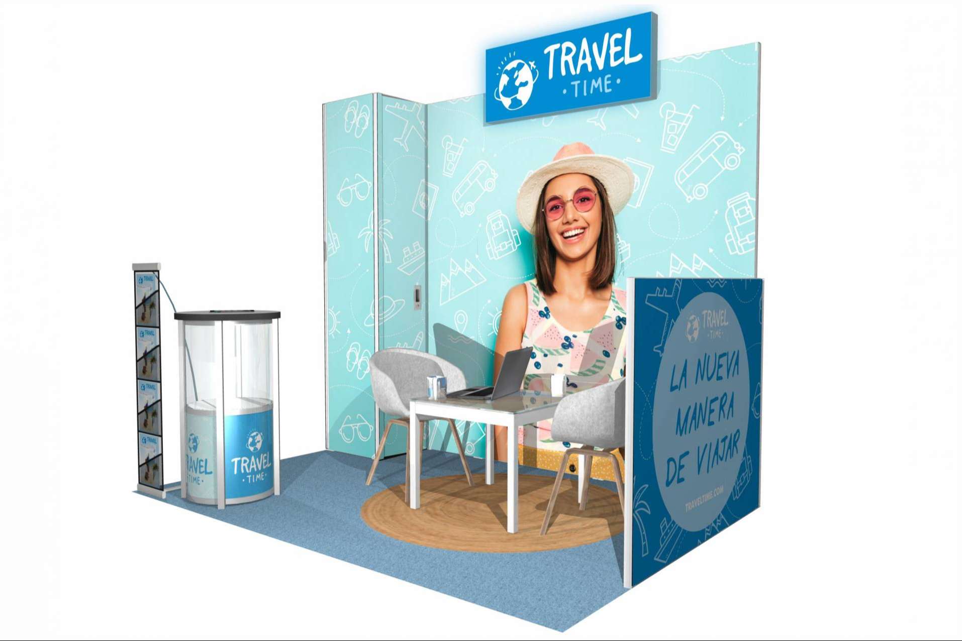 Olika Stands y sus stands reutilizables diseñados y fabricados con energía verde
