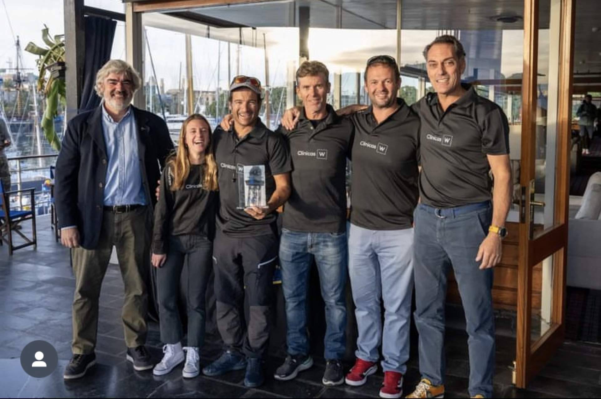 'Clínicas W' imponiéndose en las Barcelona Winter Series de J70