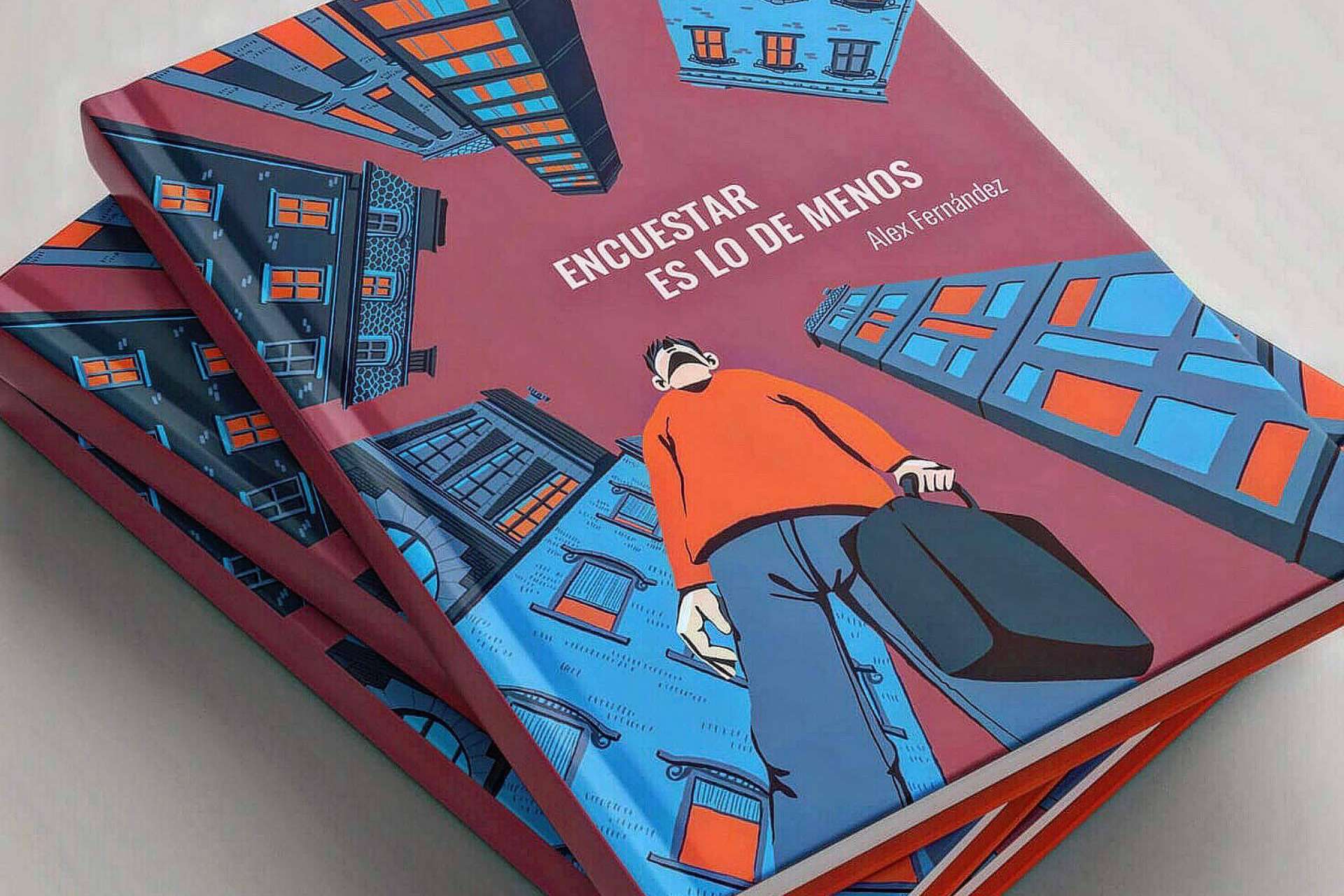 'Encuestar es lo de menos', la novela de intriga, crítica social y diversión