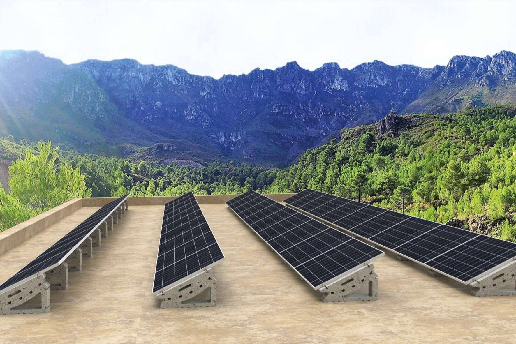 Verniprens lanza un nuevo soporte patentado para paneles solares