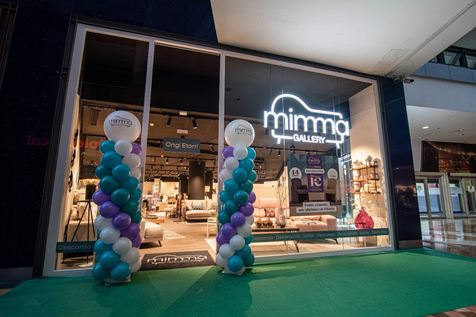 La promoción de 60 butacas a 1 € del aterrizaje de Mimma Gallery en Vitoria