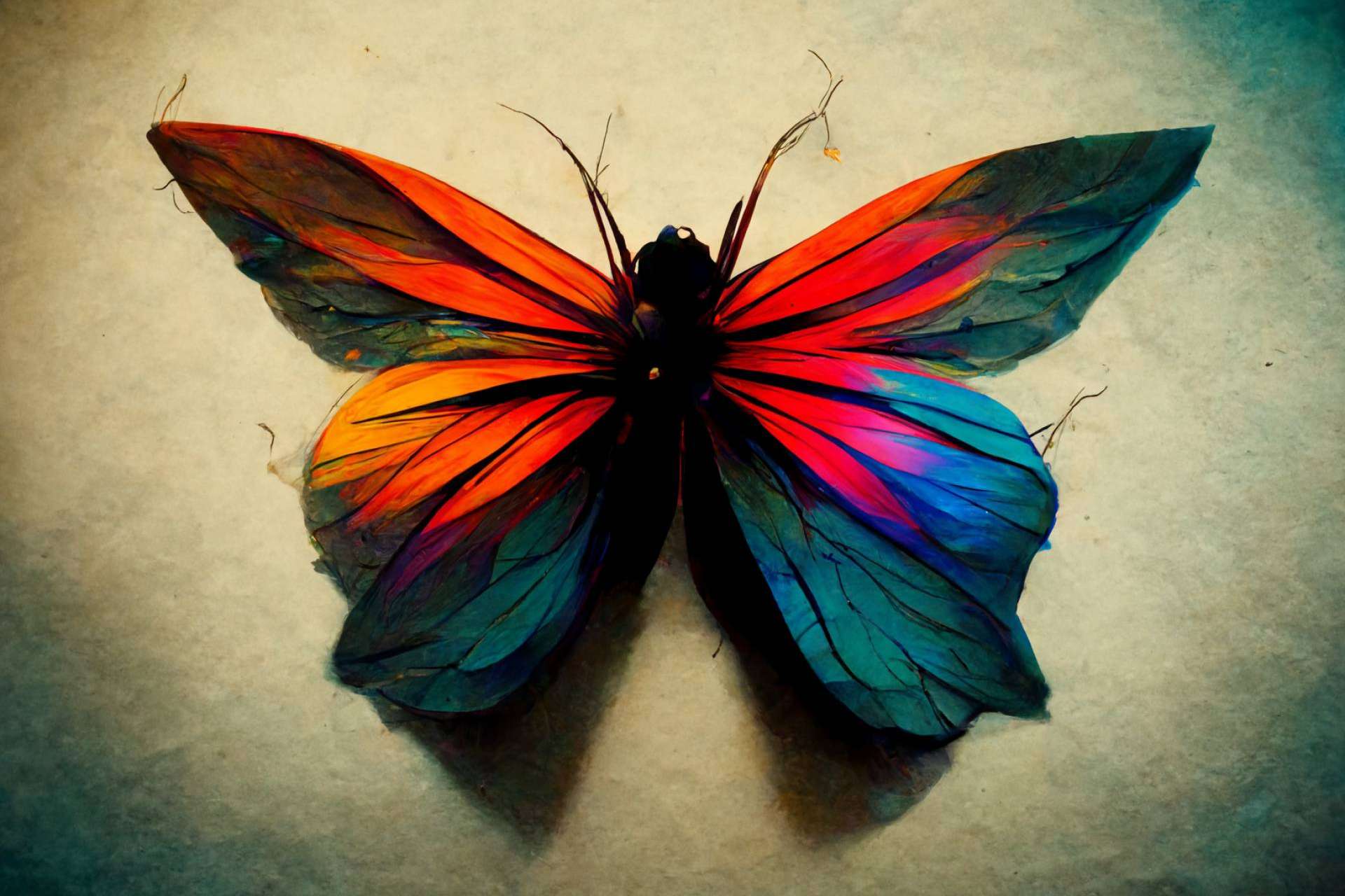 La muerte transformada de las mariposas representada en la obra 'Transformación' de Antonio Sánchez Castro