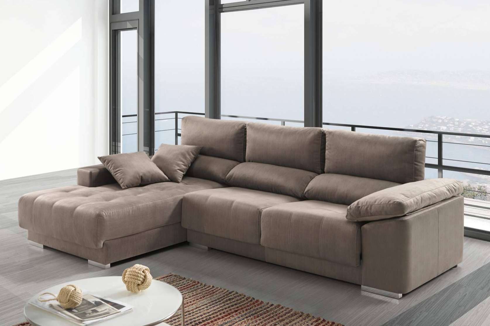 Sofás chaise longue modernos, de calidad y económicos de la mano de Ahorro Total