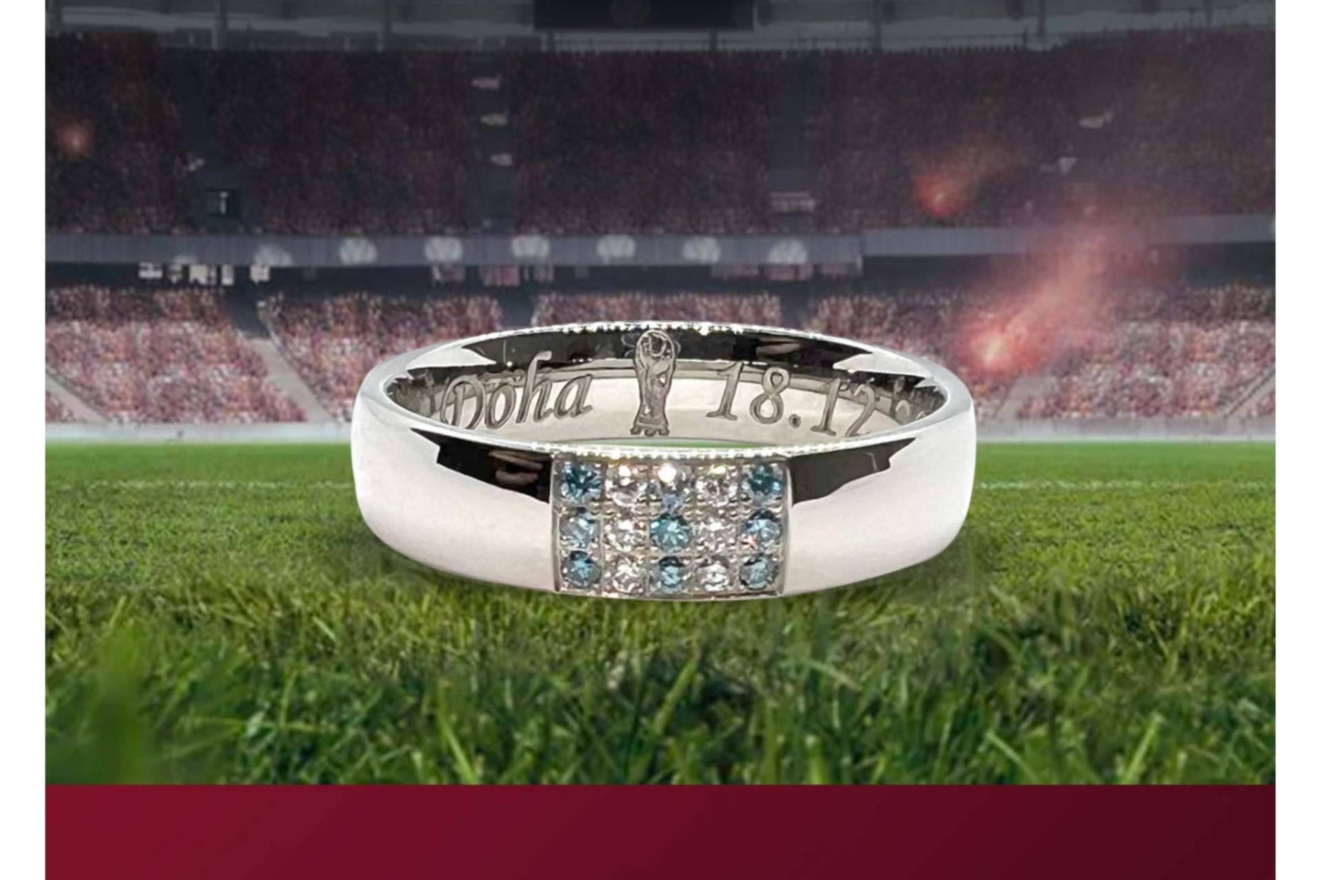 Staring dispone de un anillo conmemorativo con motivo del Mundial ganado por la Selección de fútbol de Argentina