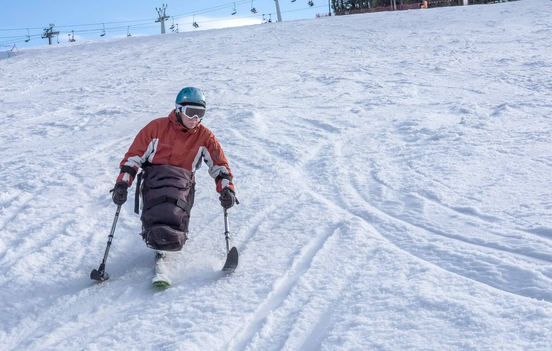 Deporte adaptado con Travegali.com, las pistas de esquí adaptadas