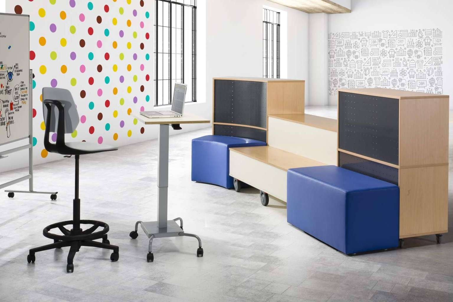 Sacai mobiliario lanza su nueva colección Creative Concept para centros educativos