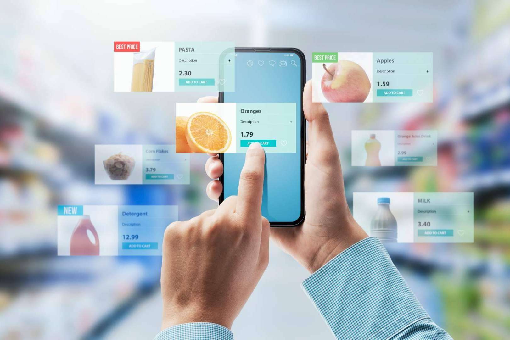 En DataMarket se pueden comparar los diferentes precios de los productos de supermercados