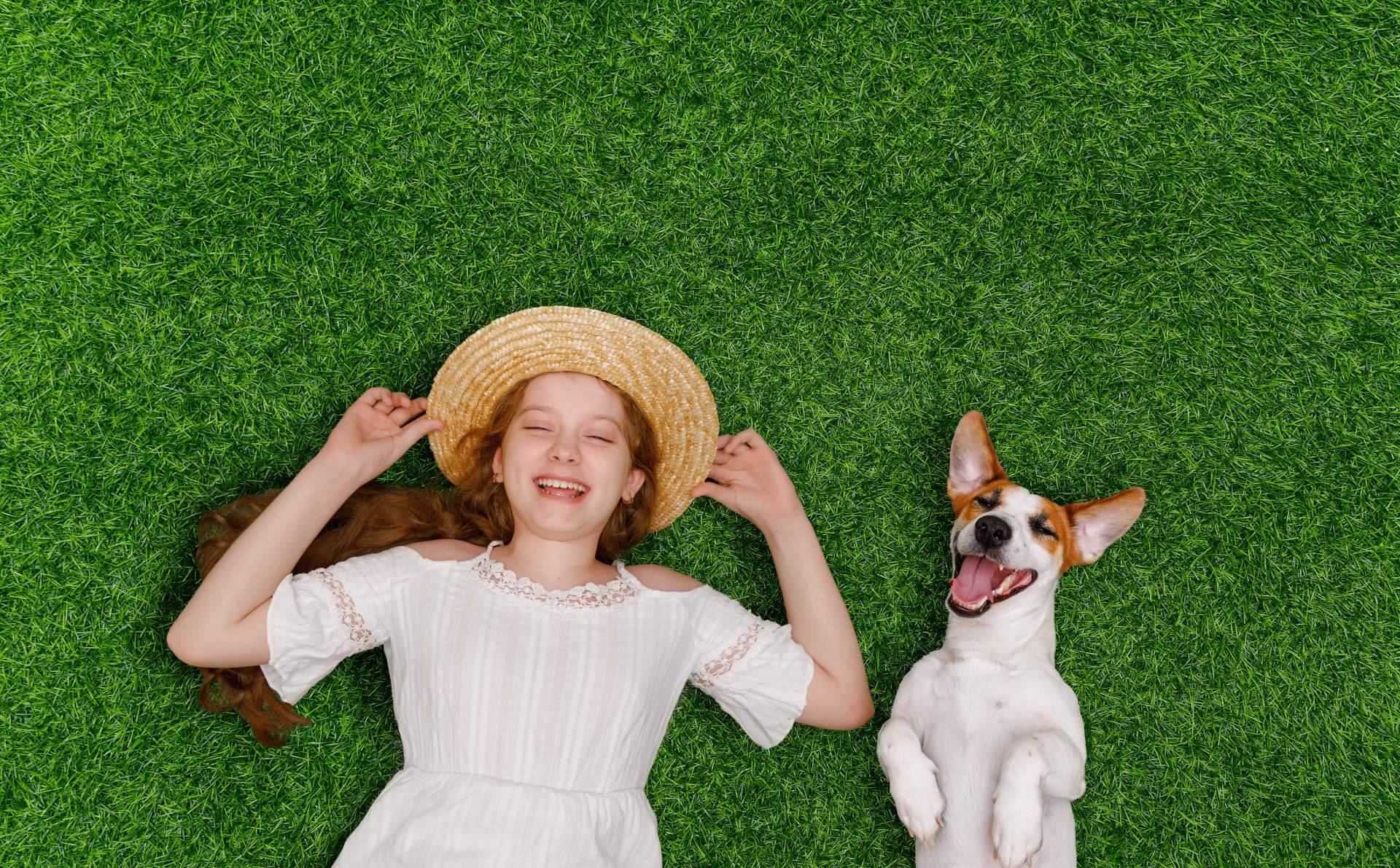 Césped artificial para mascotas, de la mano de Real Grass