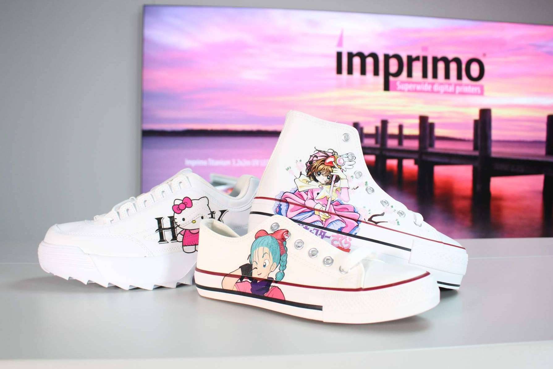 Personalizar calzado con la impresora Minibaby de Imprimo