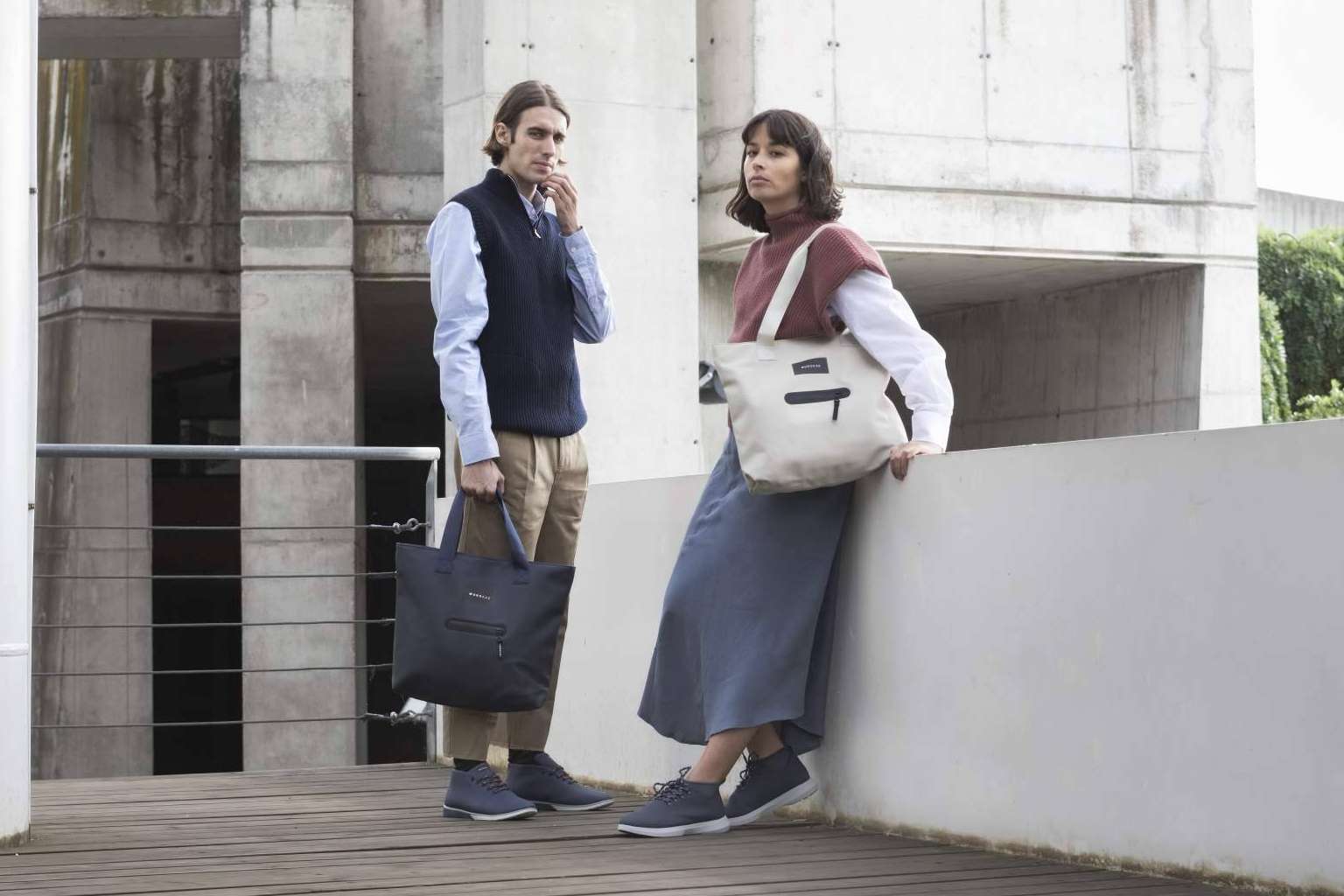 Accesorios veganos en la nueva línea de Muroexe, la cual incluye una amplia variedad de mochilas y bolsos