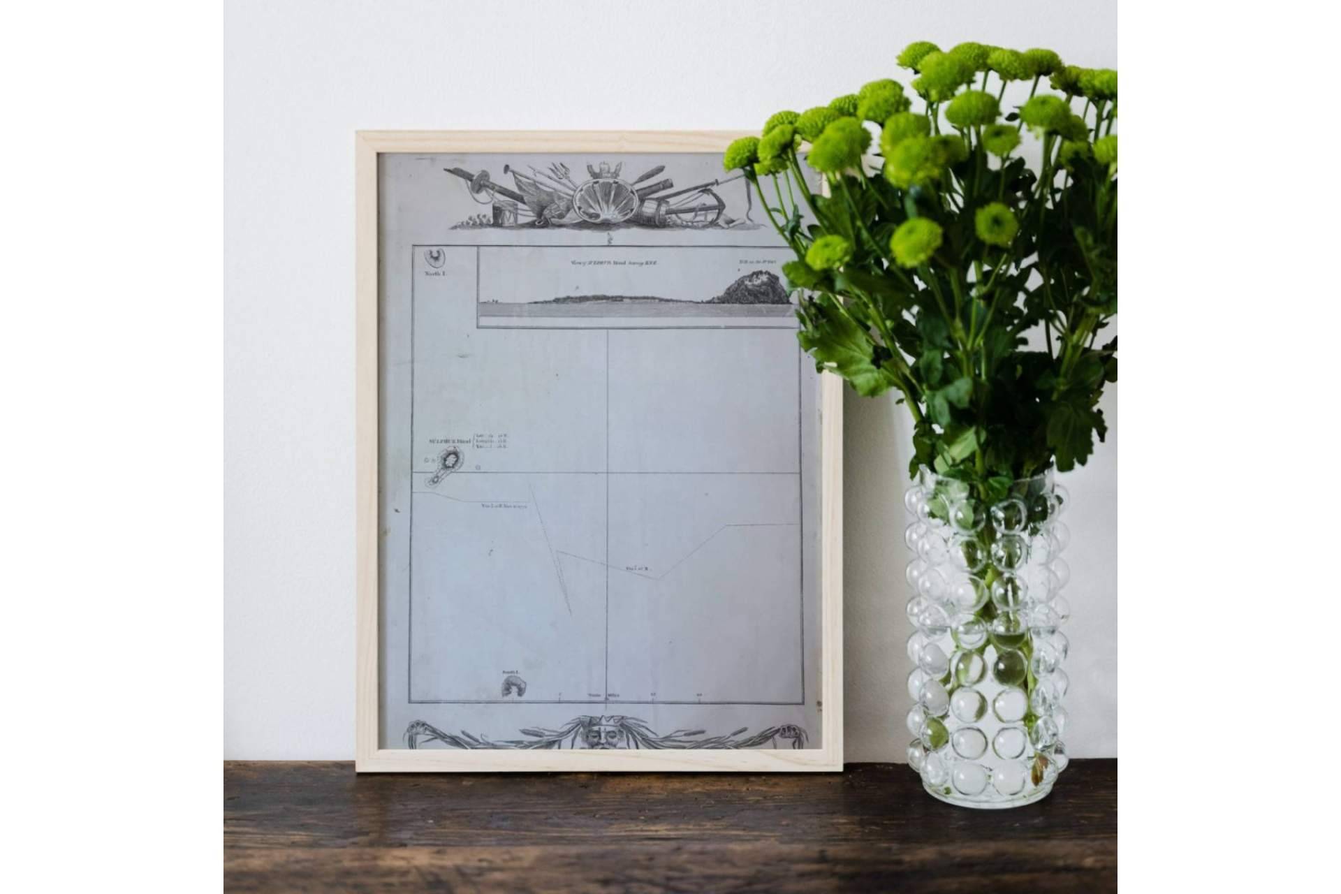 La Retrografía ofrece cartografía antigua para una decoración personalizada en el hogar