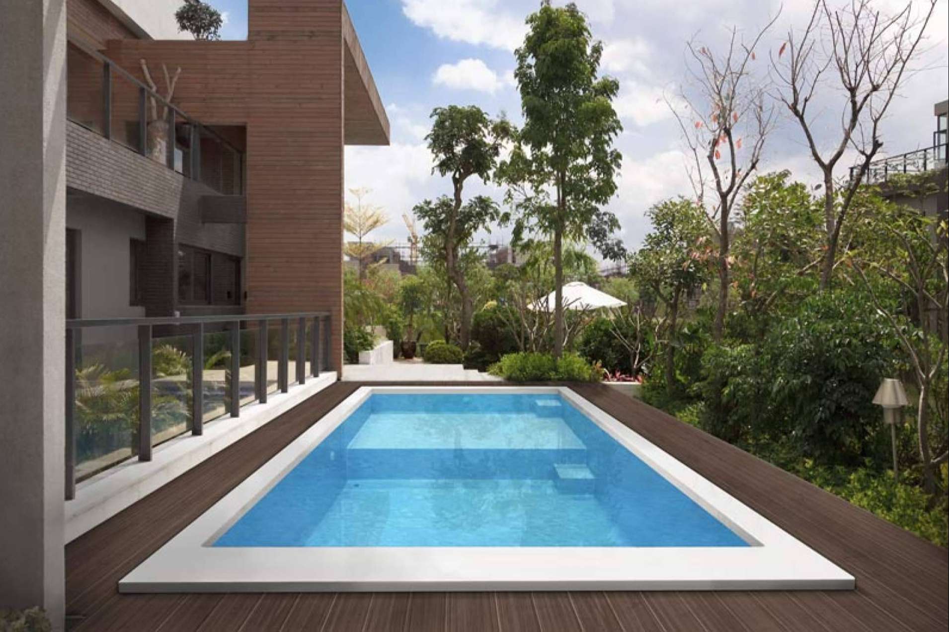 Las mini piscinas son la alternativa idónea para los espacios reducidos, por Hidromasajes Eca