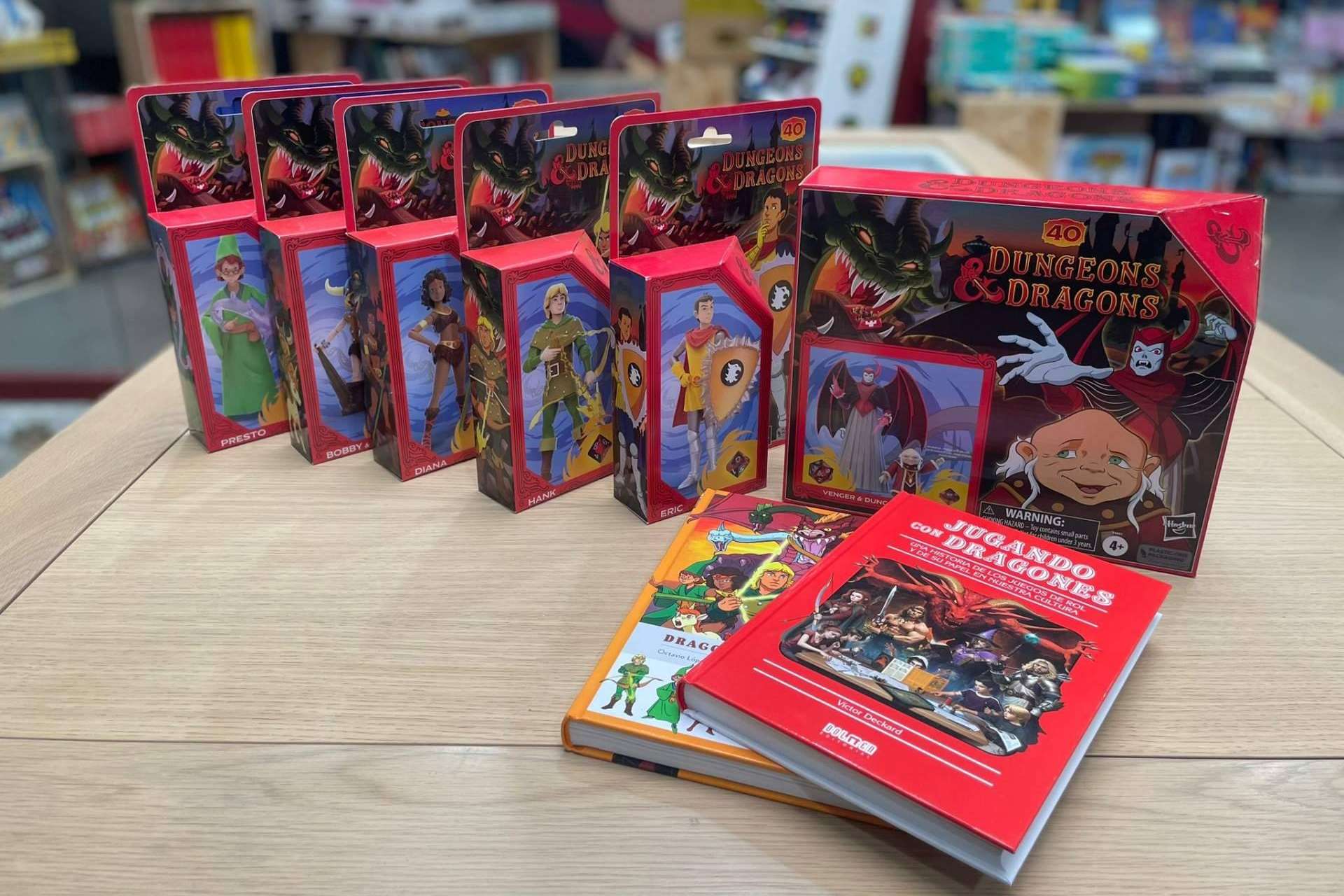 Lote de libros con una oferta espectacular de los juegos de rol Dungeons & Dragons