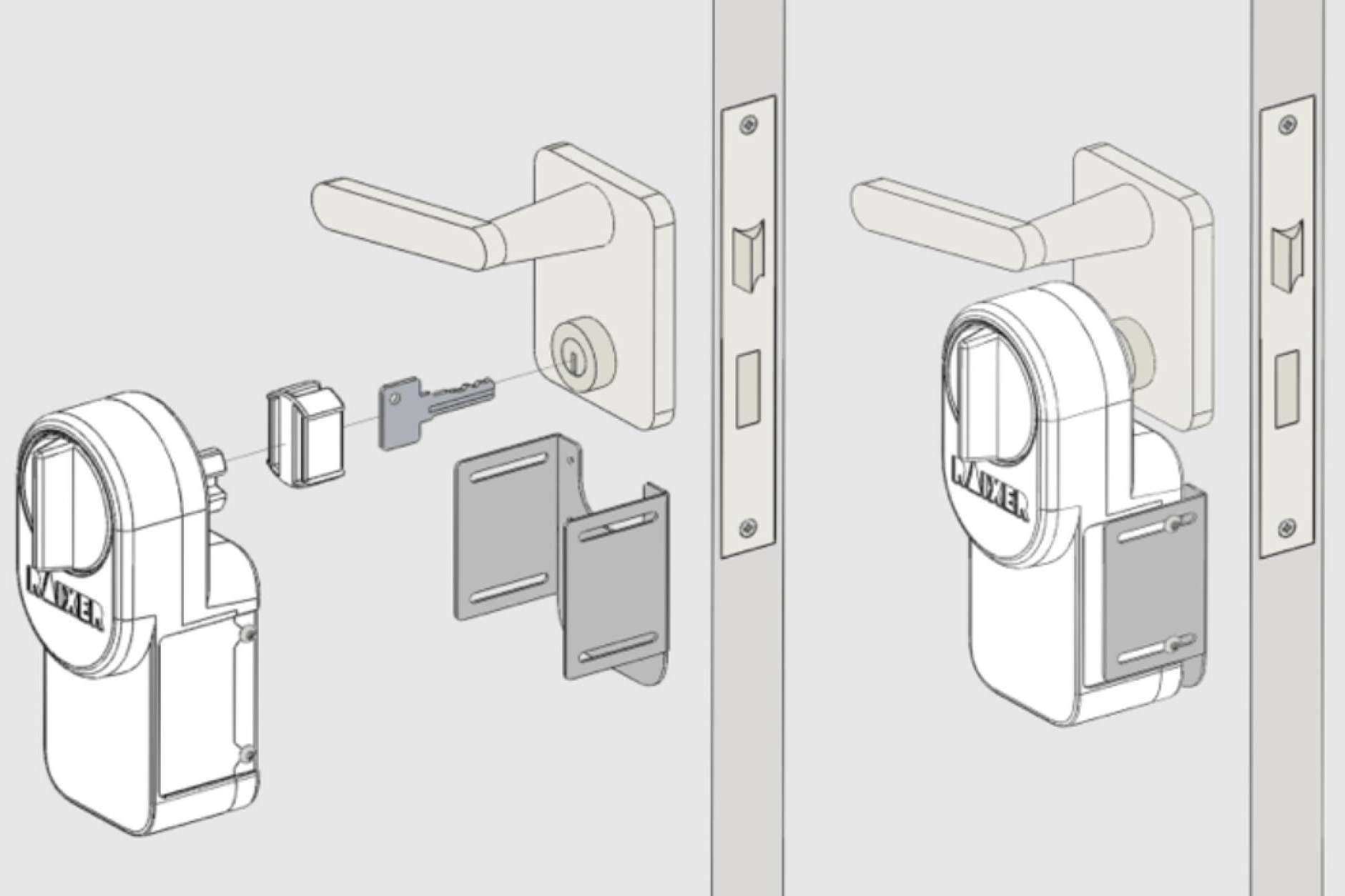 La cerradura inteligente Raixer Gyro permite la gestión de accesos en tiempo real