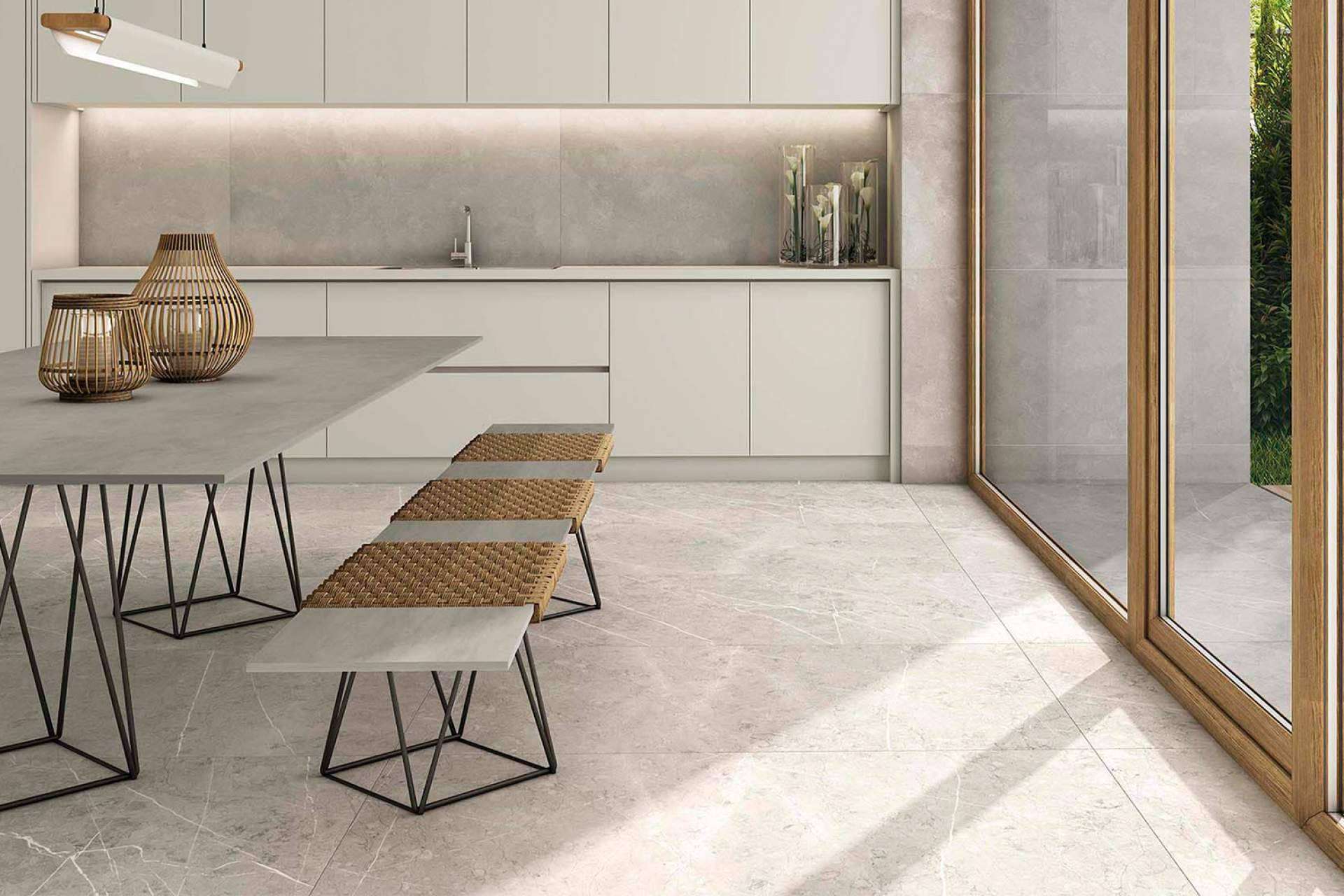 ¿Dónde encontrar azulejos grandes para cocinas? Duritti Cerámica