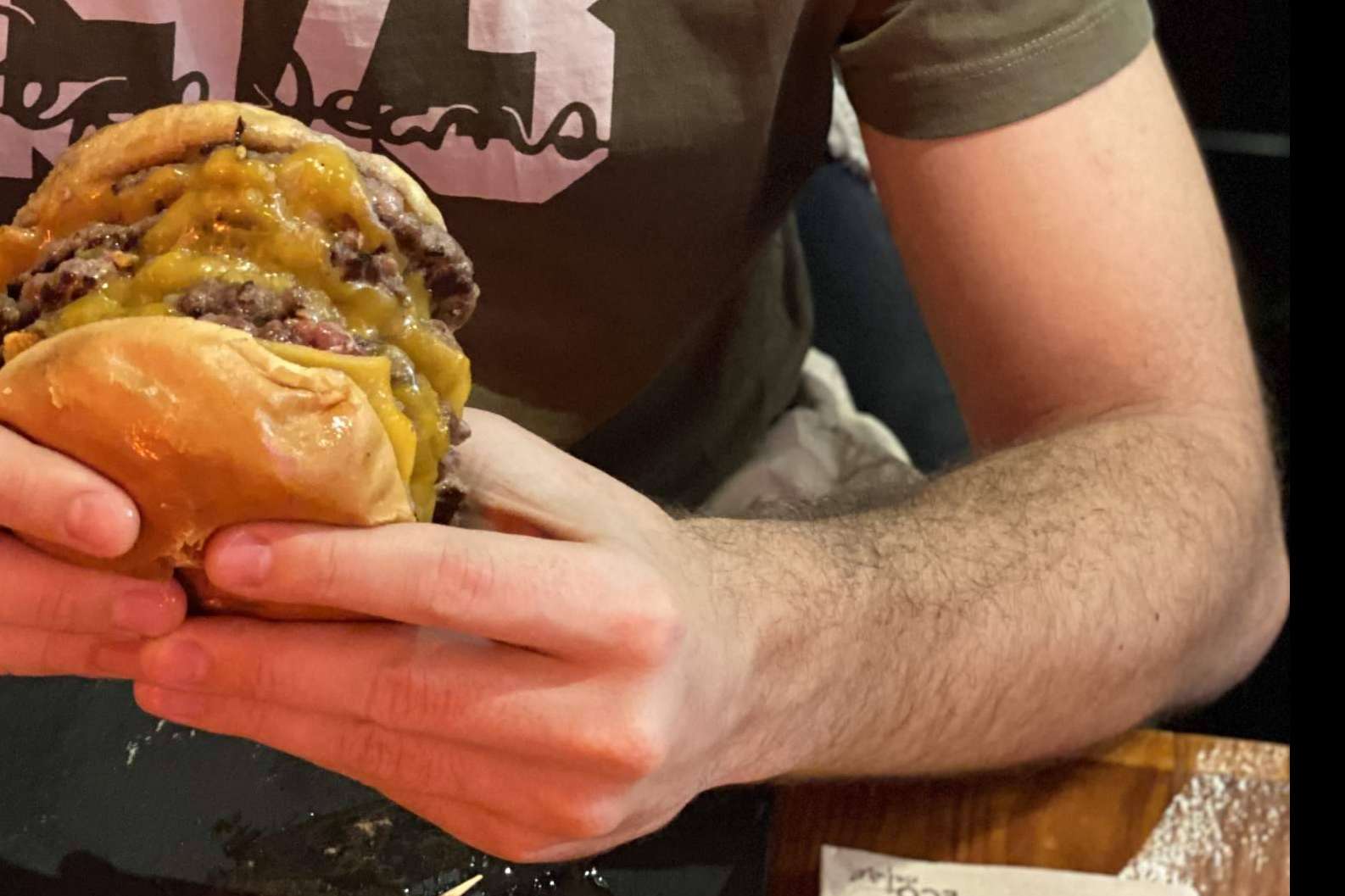 Hamburguesas con carne madurada de manera natural, en New York Crush, Madrid