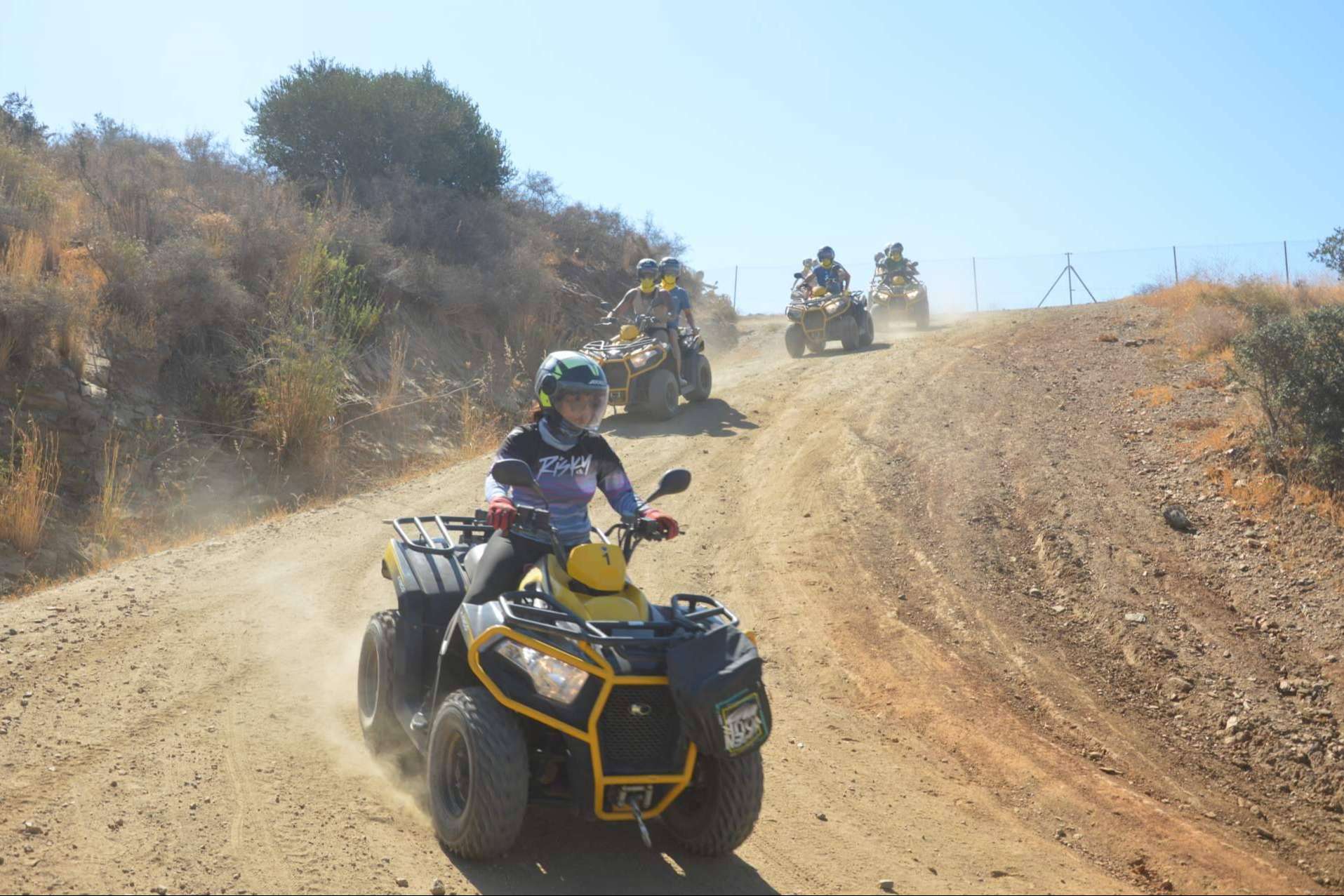 Las rutas de quad en Mijas de ATV Adventures Costa del Sol son ideales para los amantes de la adrenalina