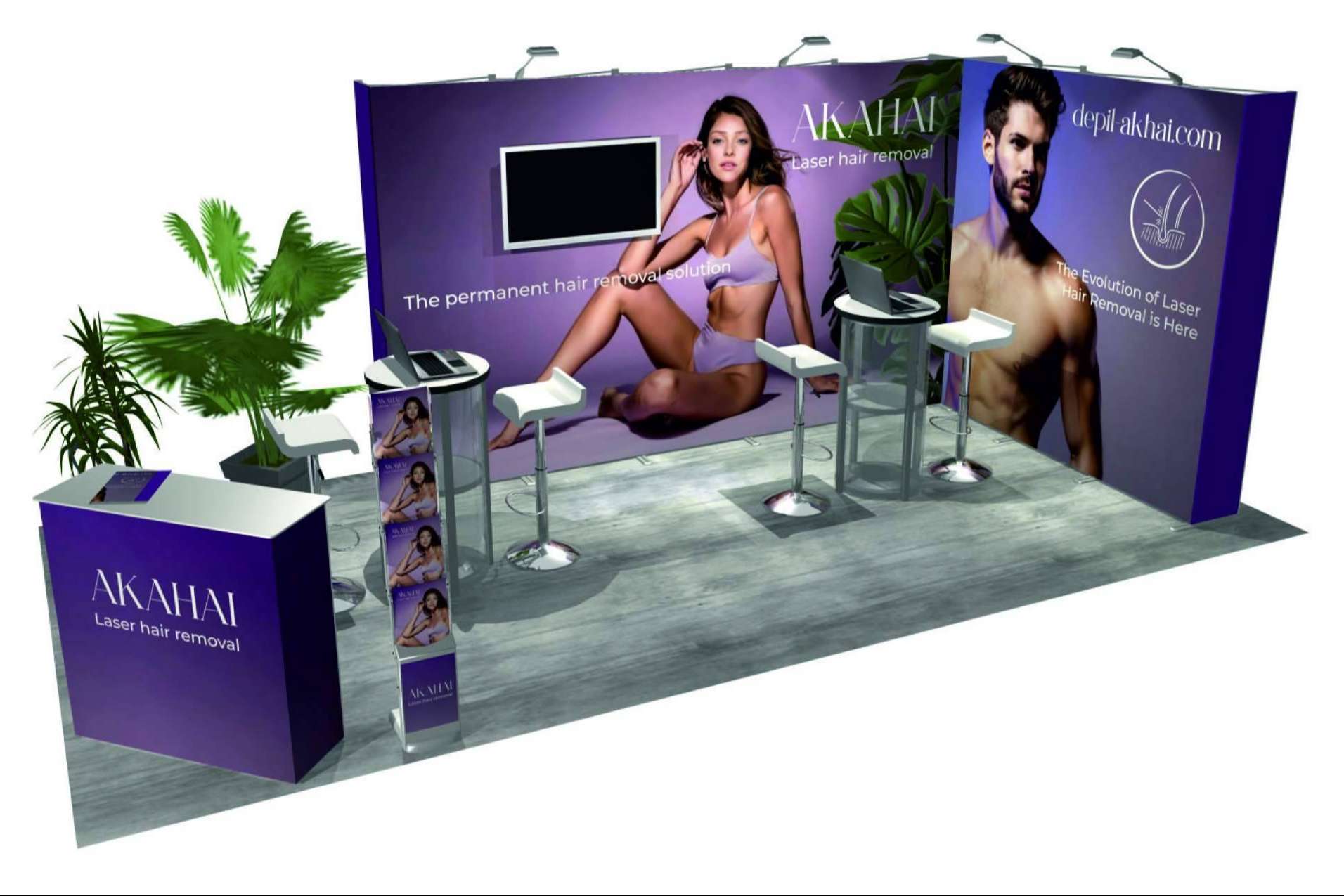 Stands reutilizables personalizados para eventos, en Olika Stands