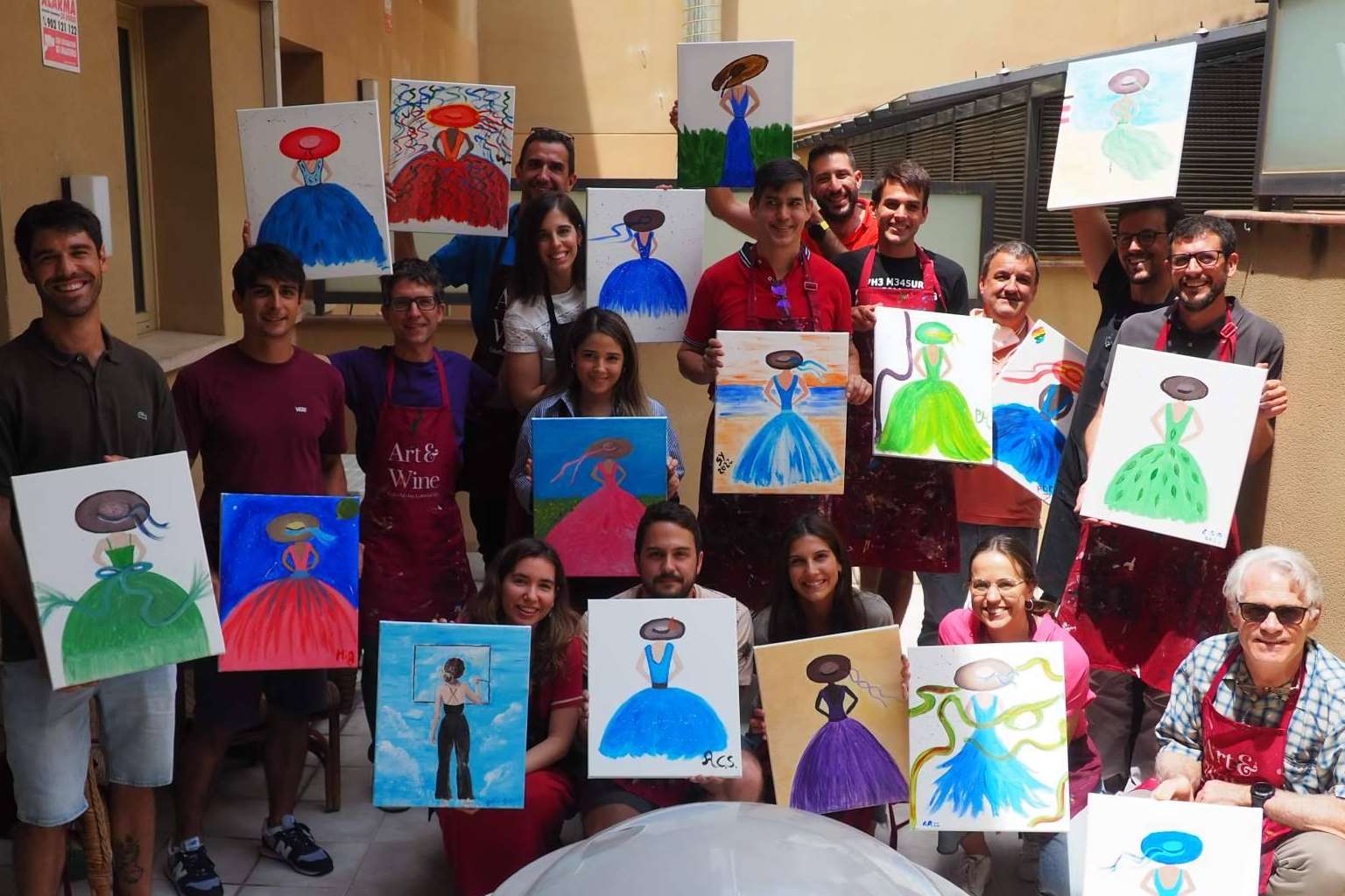 Art & Wine, experiencia divertida con clases de pintura en Madrid y Barcelona