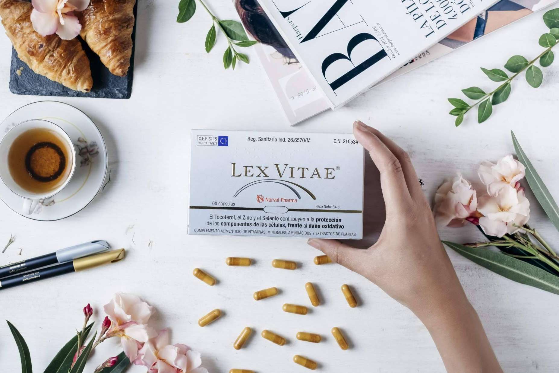 Lex Vitae, una fórmula antioxidante en cápsulas para rejuvenecer la piel