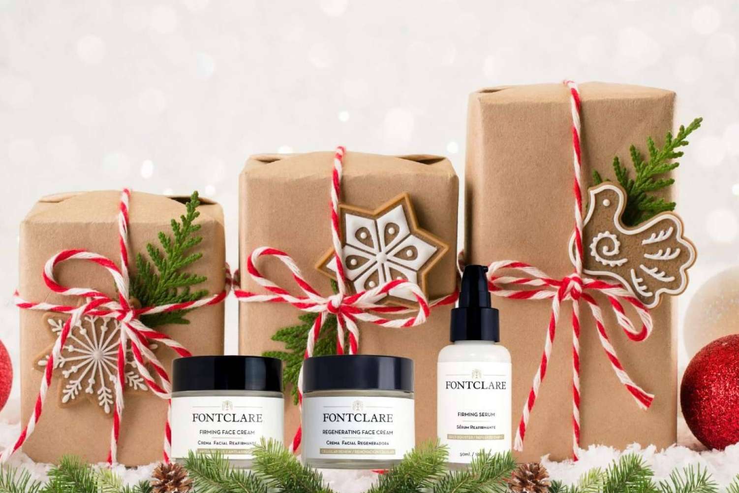 Cosmética natural para pieles sensibles de FONTCLARE, un regalo navideño con propósito