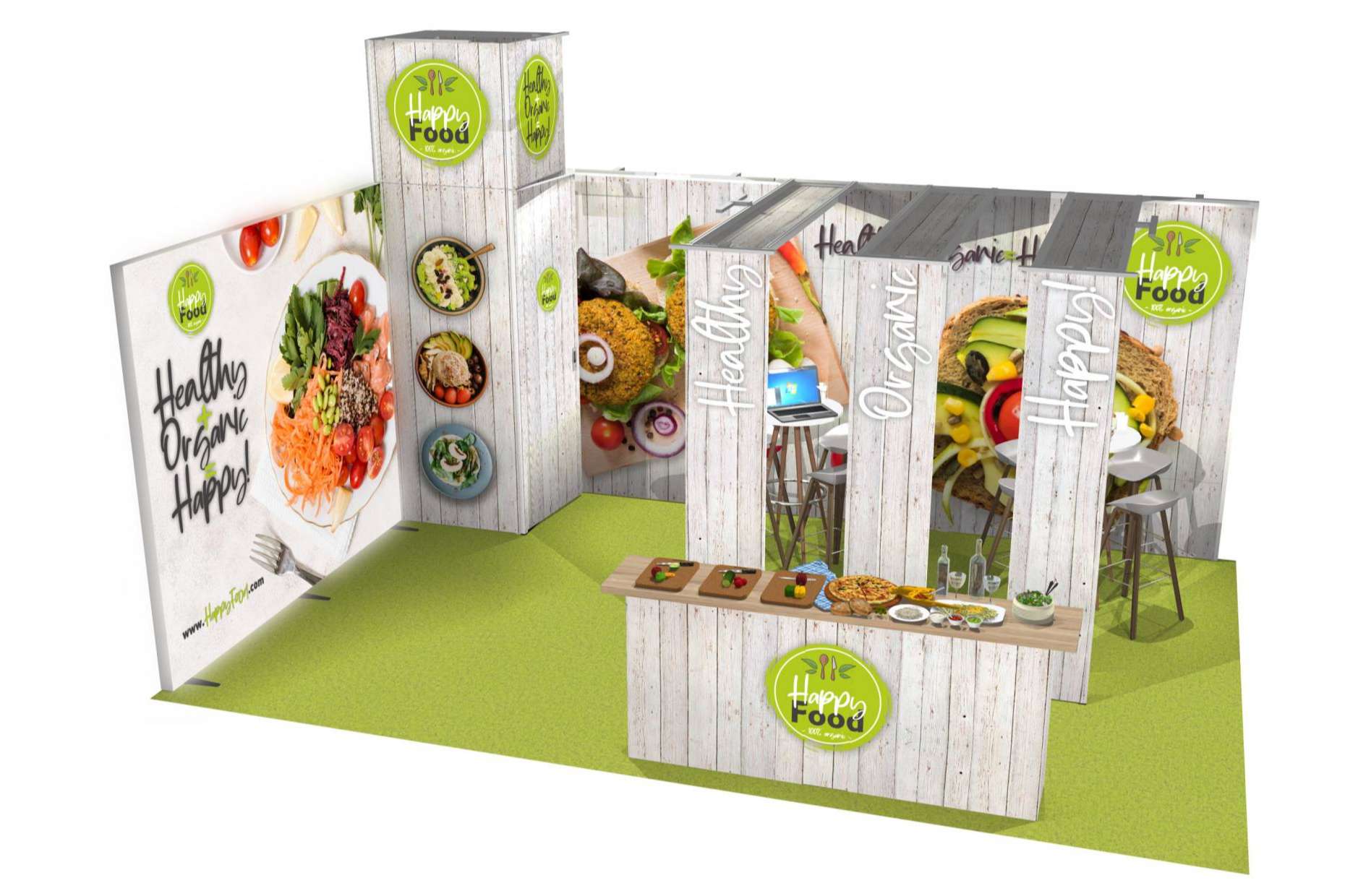 Olika Stands, creatividad y funcionalidad en stands modulares personalizados