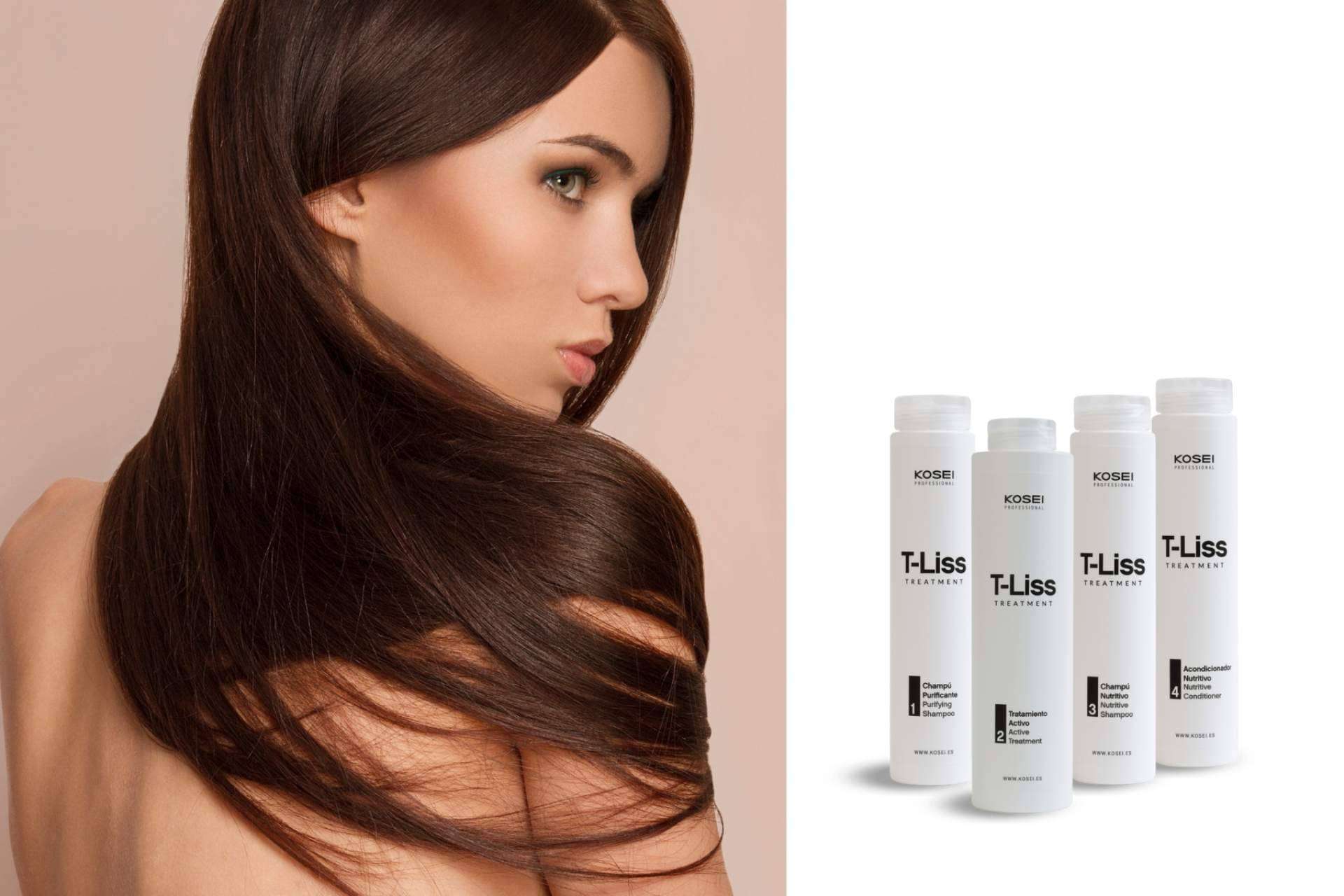 Alisado con keratina y profesional T-Liss, las claves de KOSEI para un cabello liso y cuidado