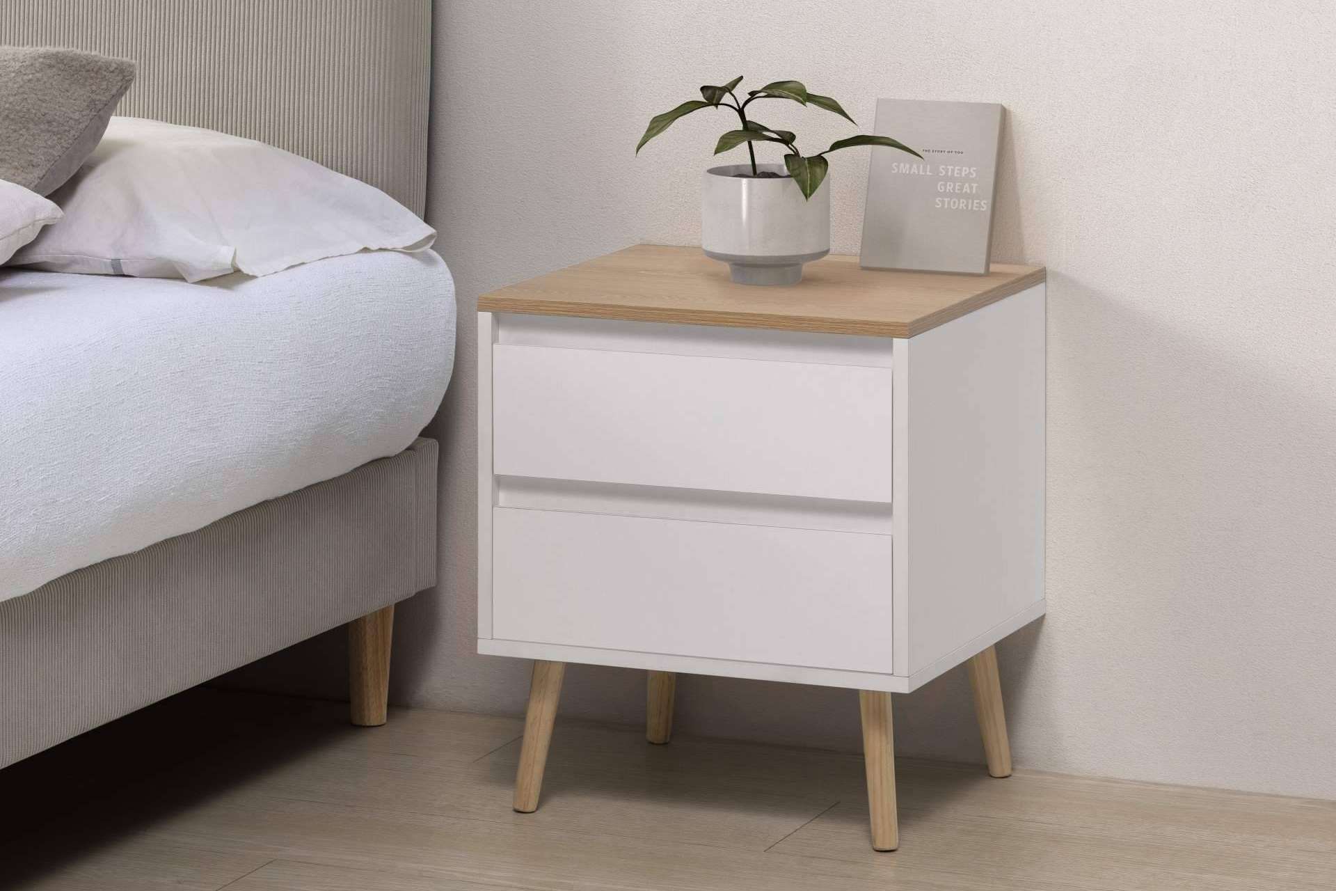El dormitorio cobra protagonismo con las mesitas de noche modernas de Top Mueble