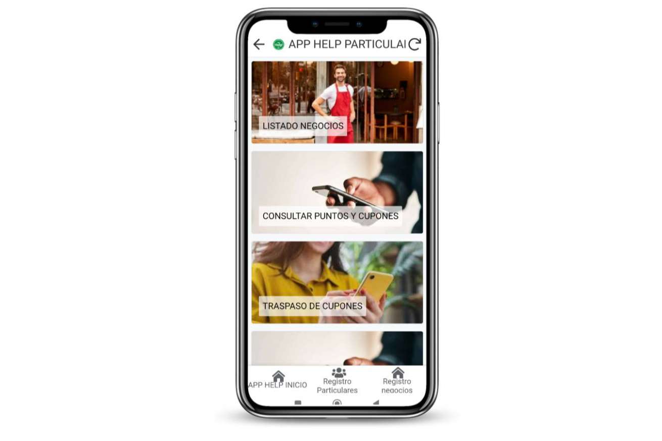 APP HELP impulsa a particulares, empresas y negocios adheridos con visibilidad gratuita en redes sociales