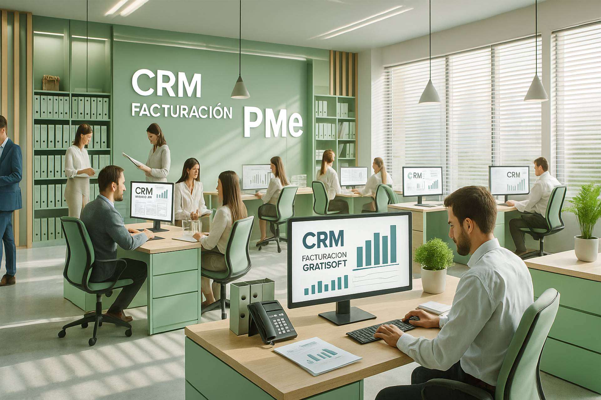 CRM, facturación y control de ventas para pymes y autónomos con la solución integral de Gratisoft