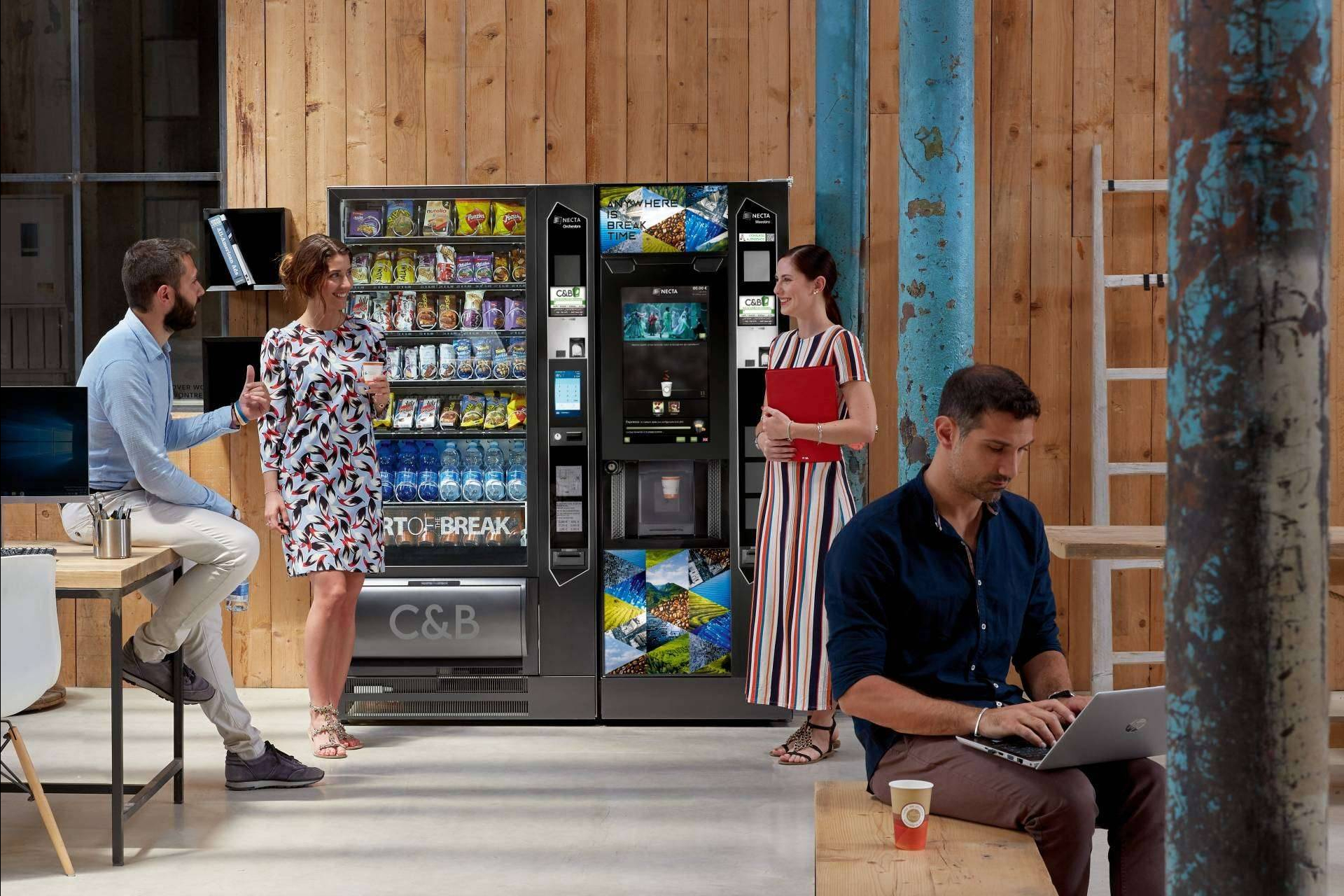 Vending, café y fuentes de agua, claves para crear zonas de descanso eficientes en centros de trabajo