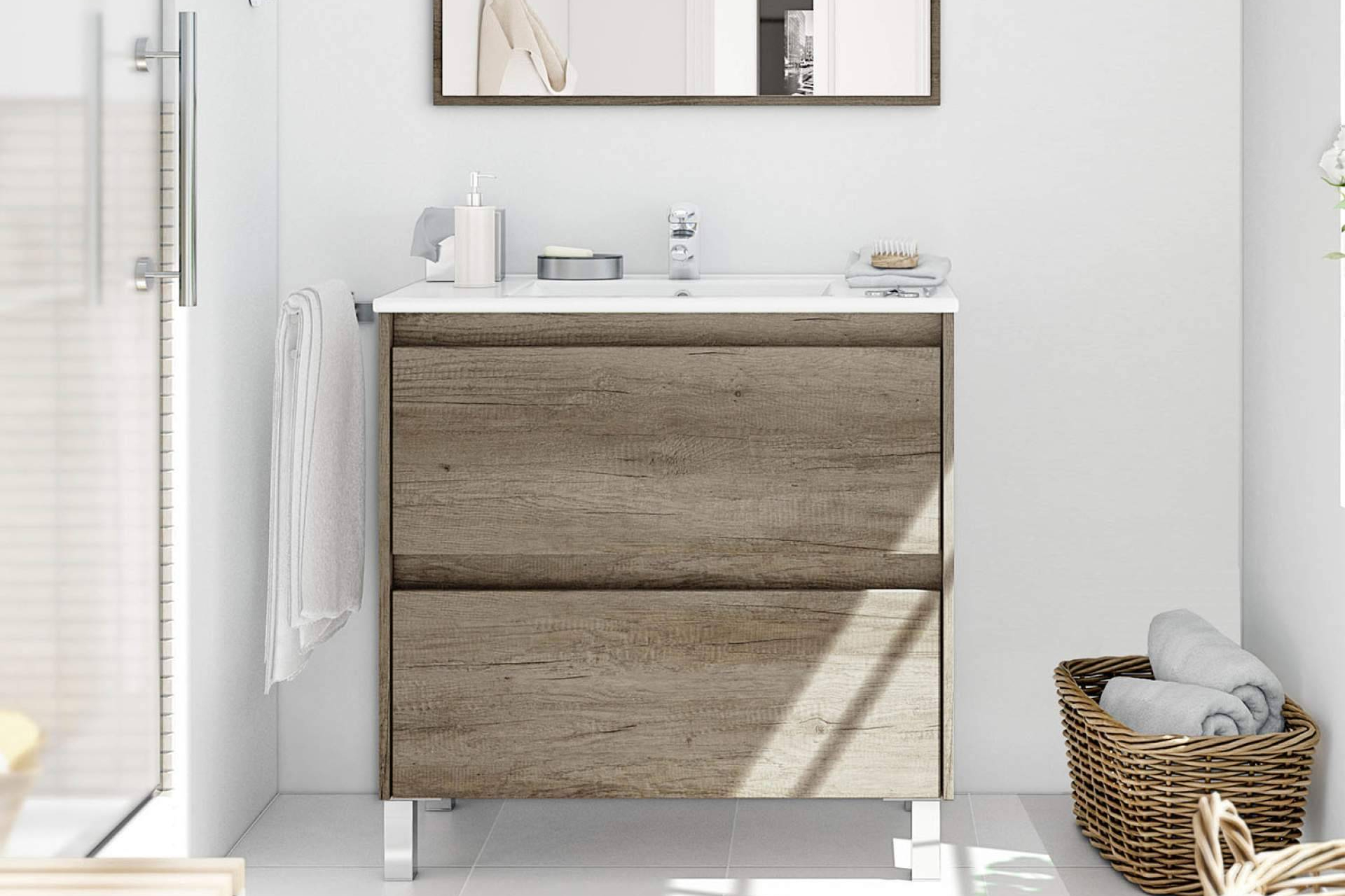 Últimas unidades de los muebles de baño con lavabo en Top Mueble